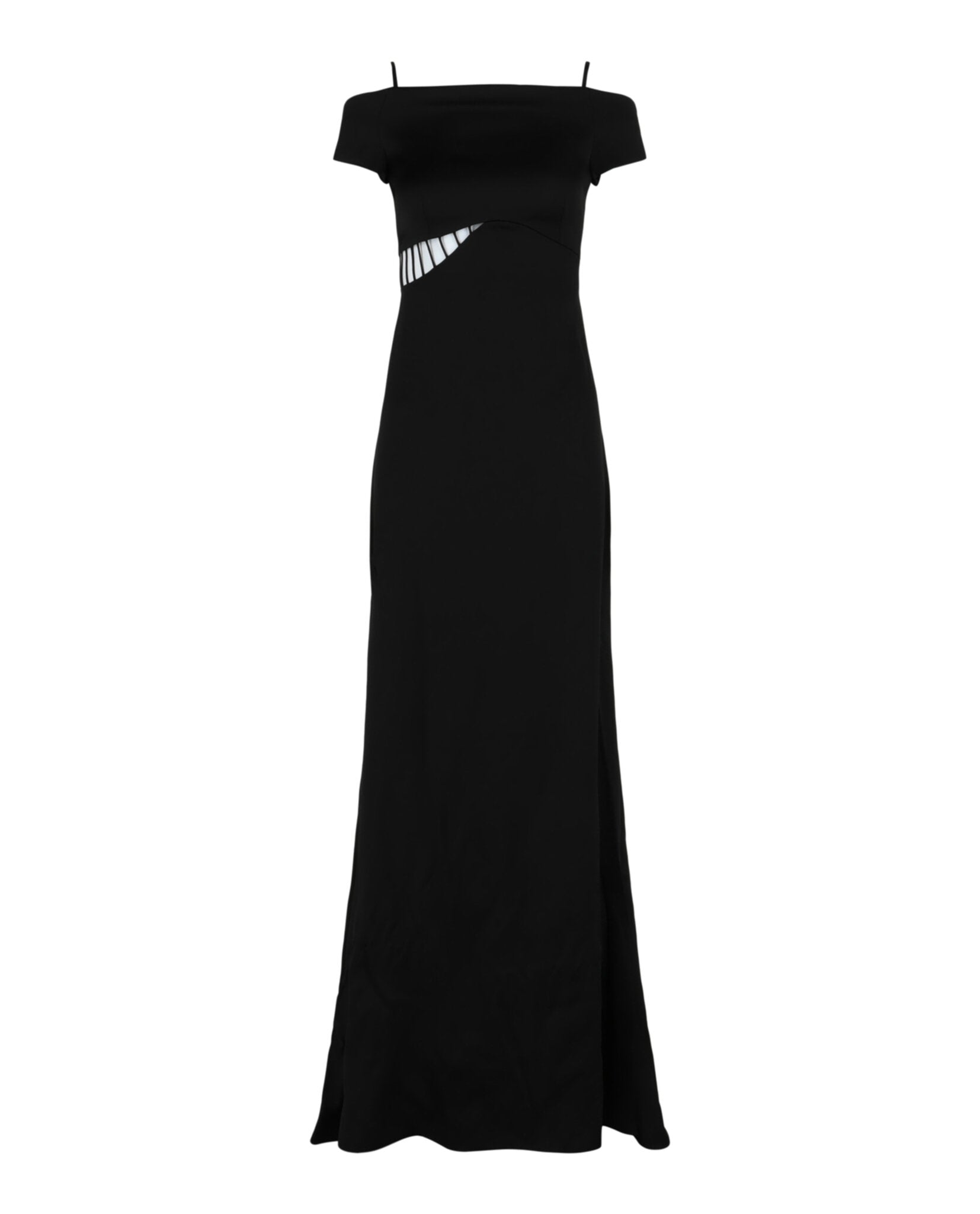 Cold Shoulder Cutout Gown
