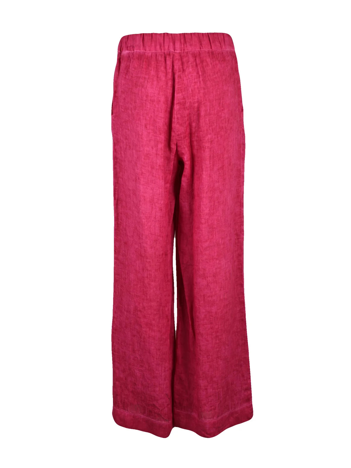 Fuchsia Linen Trackpants