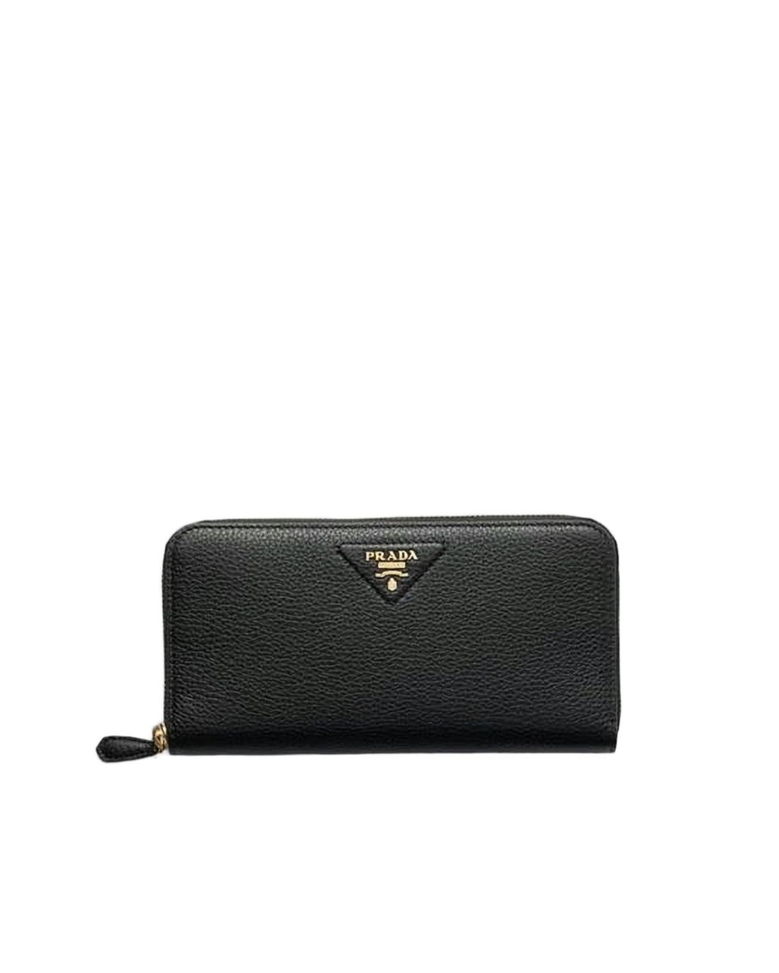 Textured Calf Leather Long Wallet