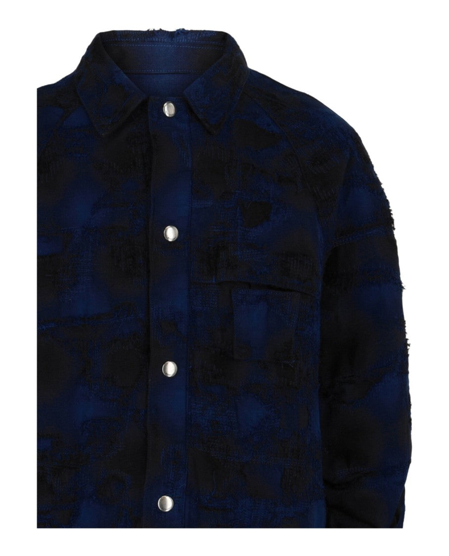 Distressed Hi-Low Jacket