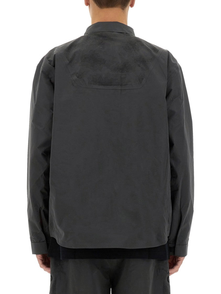 Laser Cut Shirt With Structured Silhouette