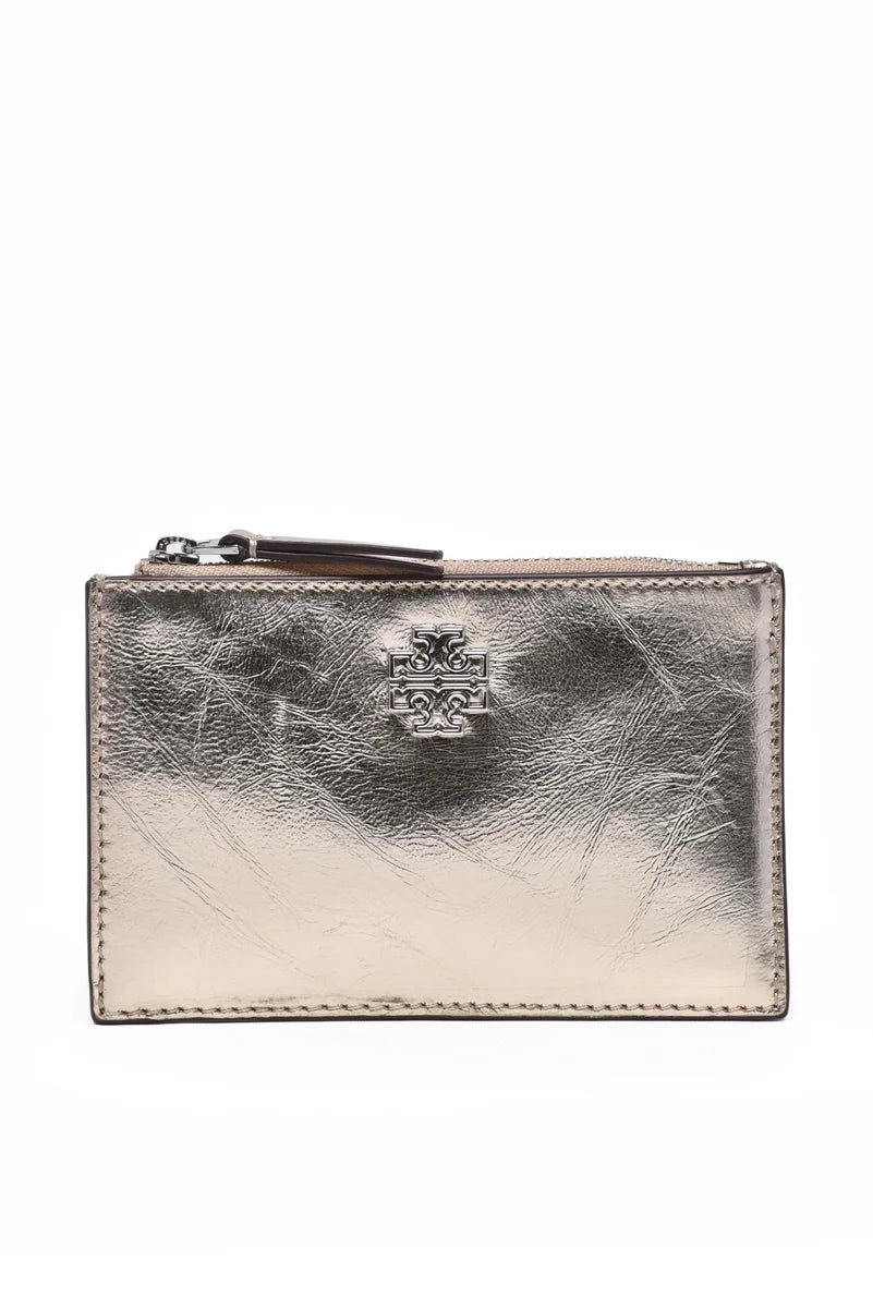 Leather Cardholder - Gold
