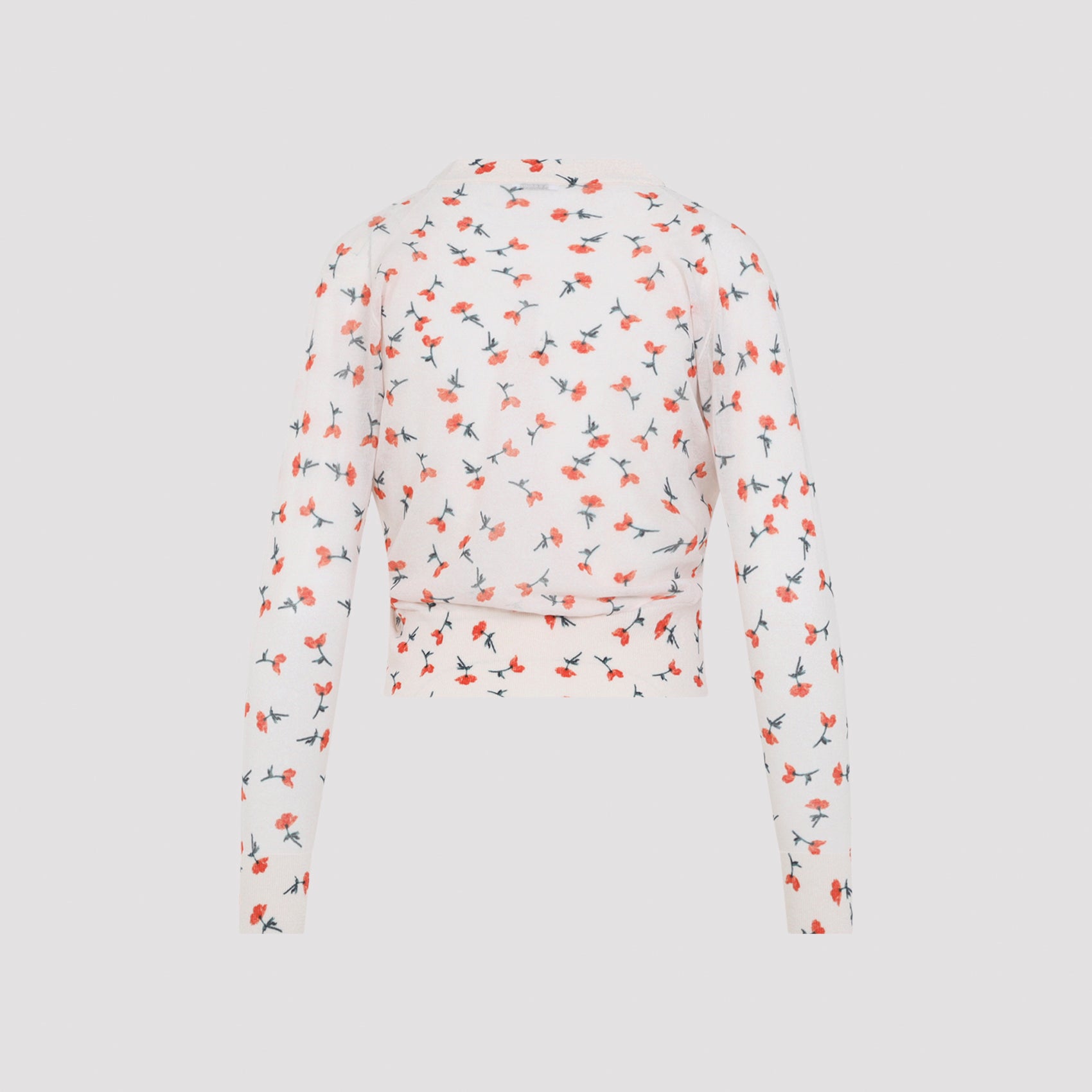 Cotton Blend Knit Sweater