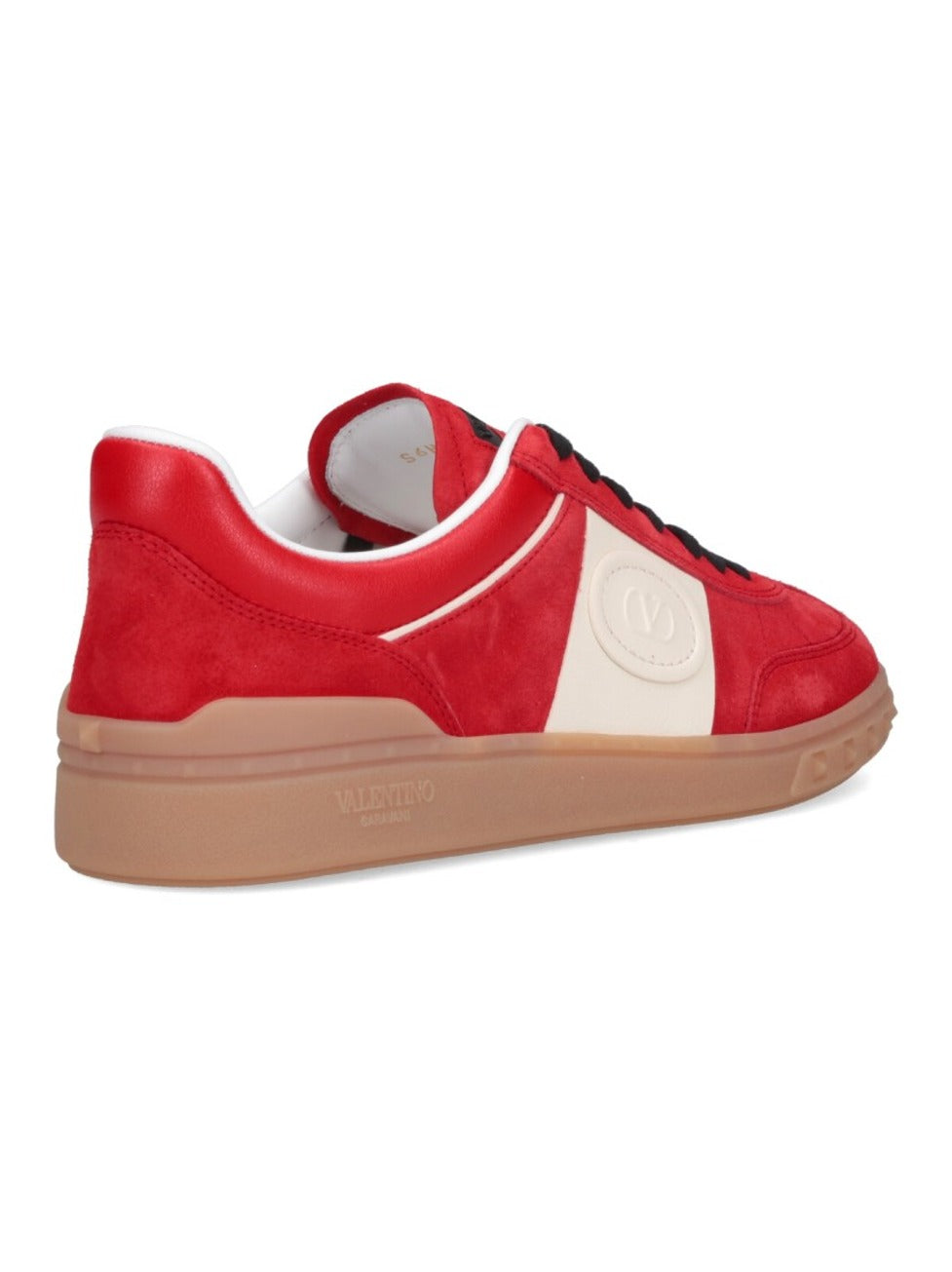 "Upvillage" Low-Top Sneakers – Red