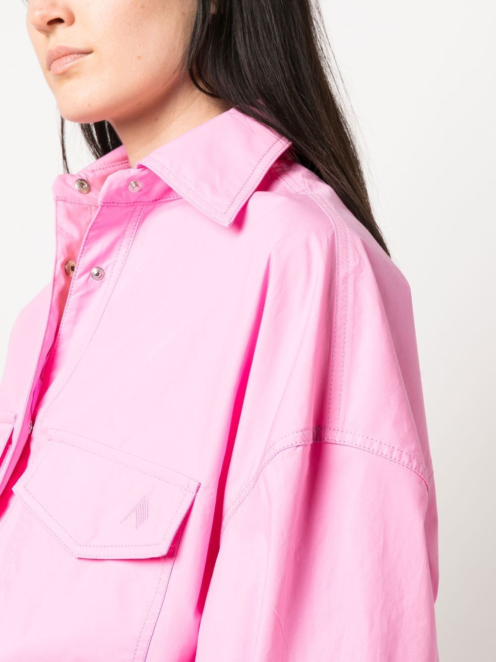 Bubblegum Pink Cotton Overshirt