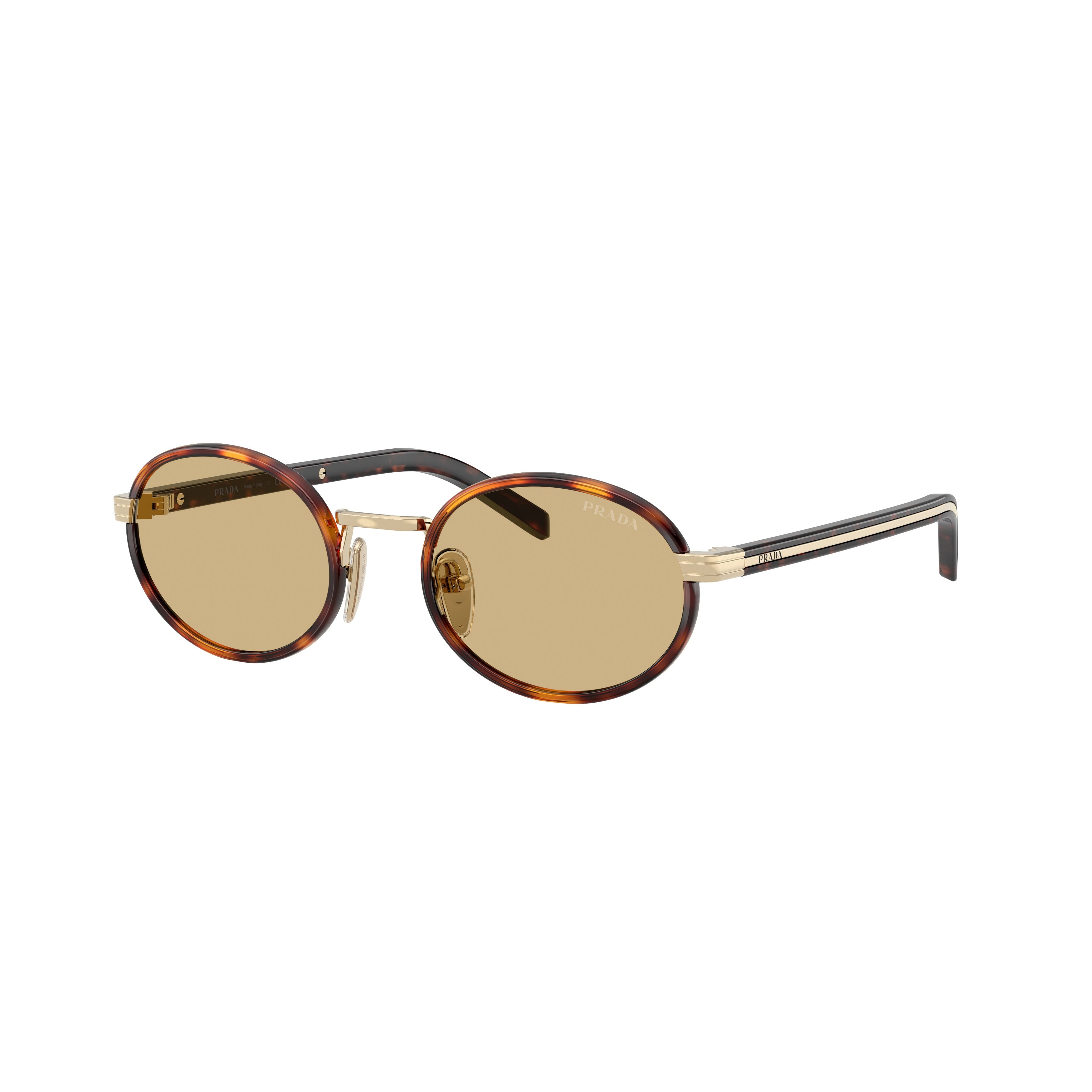 0pr B56s Oval Tortoiseshell Sunglasses