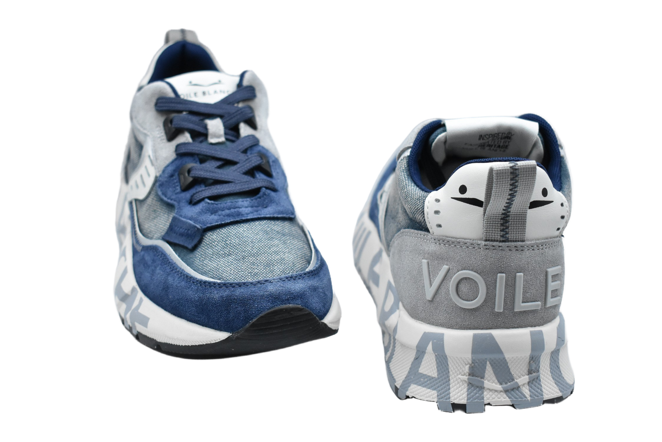 Layered Design Low-Top Sneakers