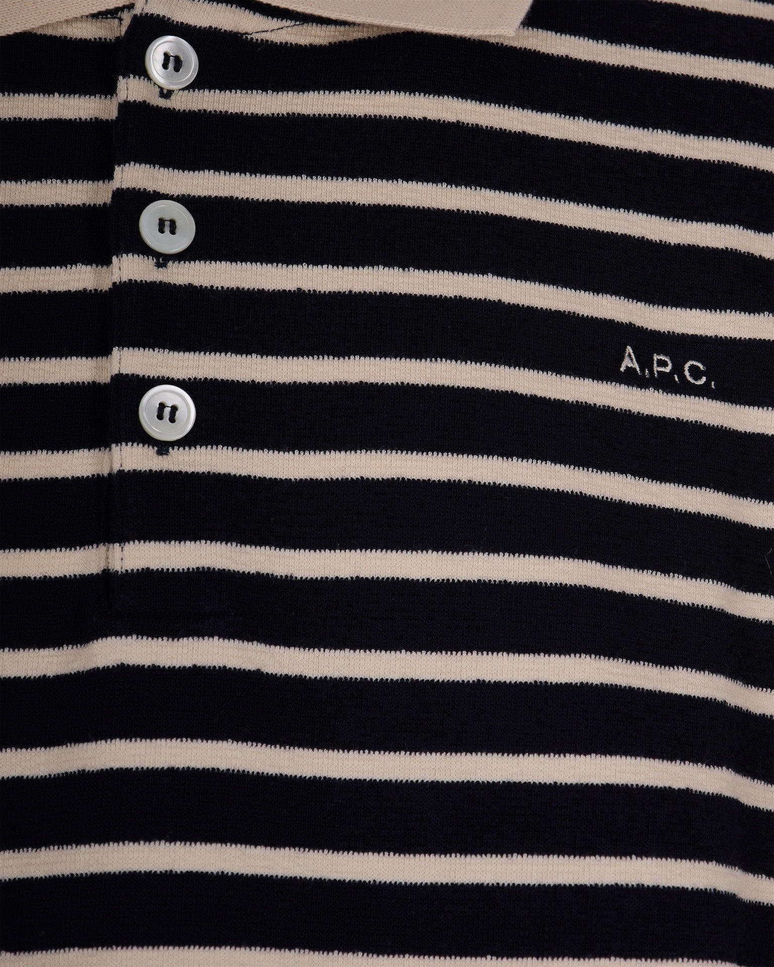 Blue Striped Polo