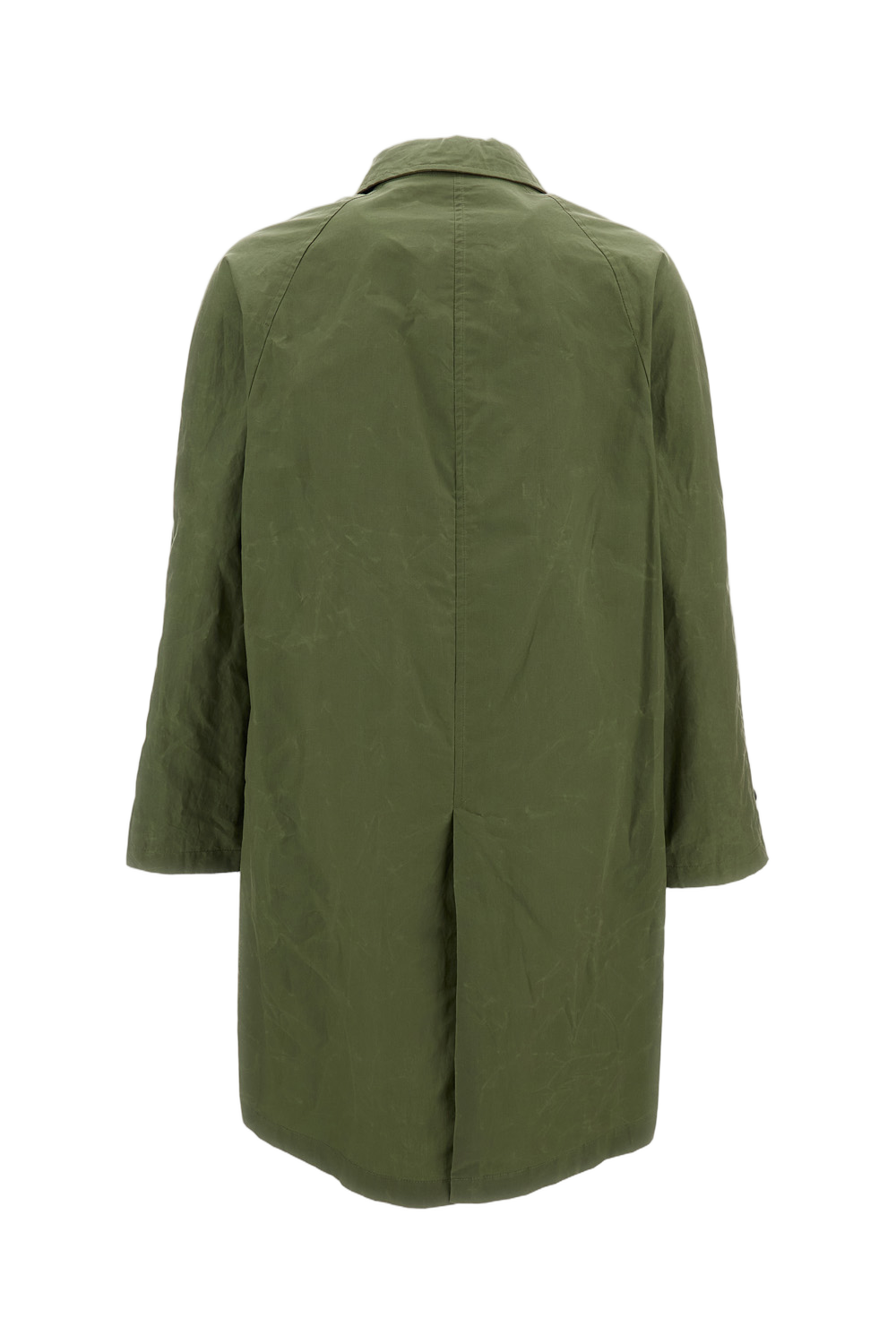 Mid-Length Olive Green Coat