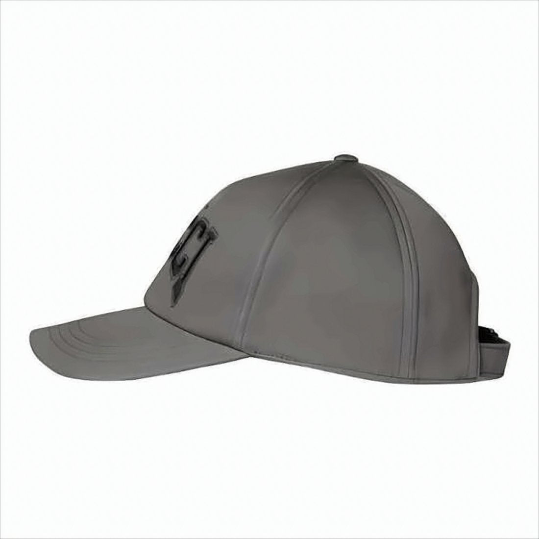 Structured Black Cotton Baseball Cap