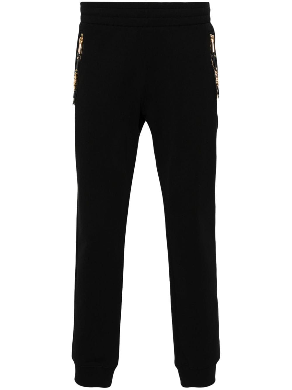 Black Cotton Jersey Trousers