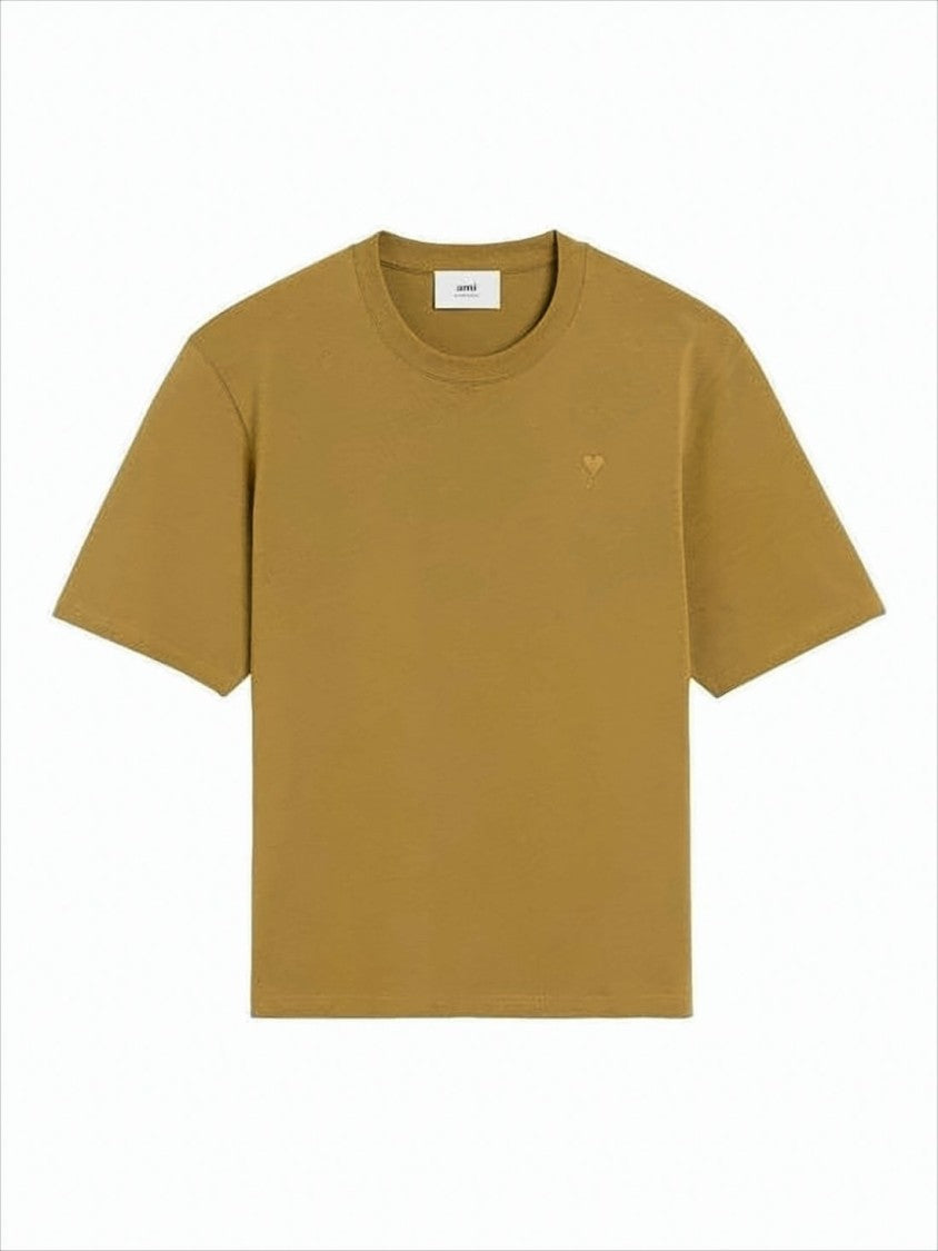 Boxy-Fit Short-Sleeved T-Shirt with Subtle Logo