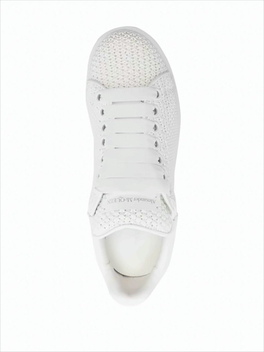 Knitted Mesh Low-Top Sneakers with Cushioned Sole