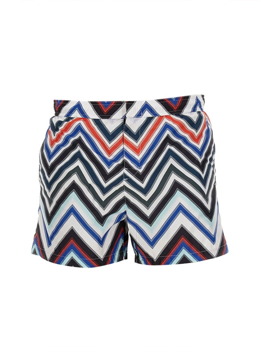 Vibrant Zigzag Pattern Swimsuit By Missoni