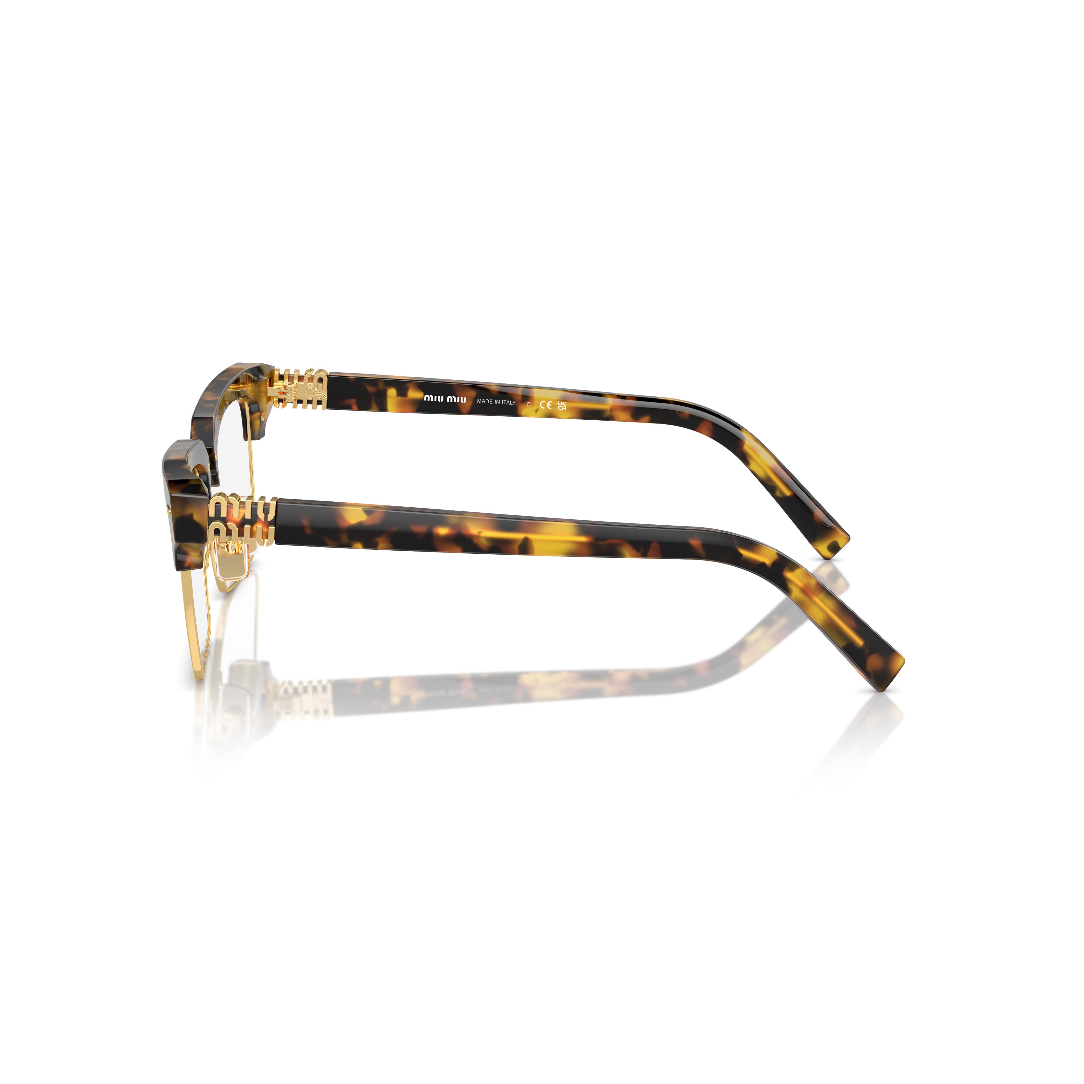 0mu 11xv Square Tortoiseshell Acetate Eyeglasses