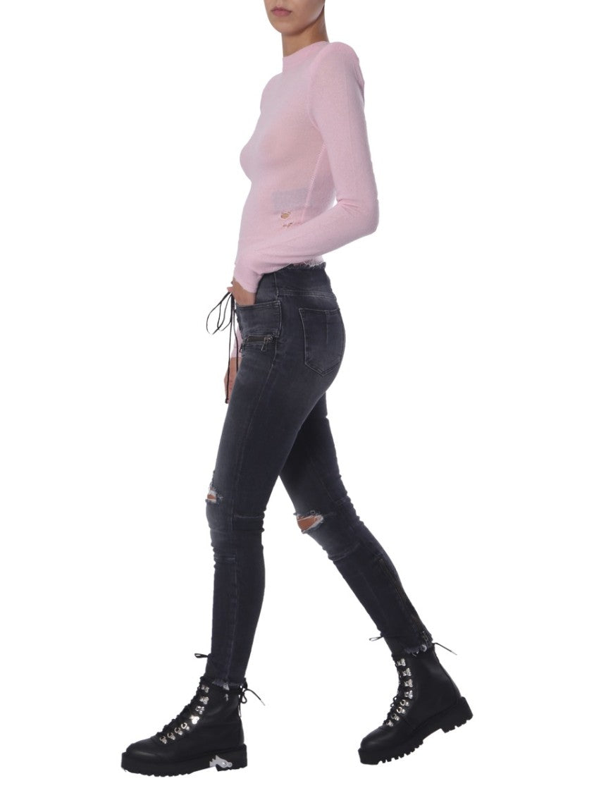 Fitted Long-Sleeve Sweater