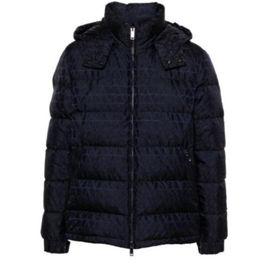 Quilted Padded Jacket with Detachable Hood
