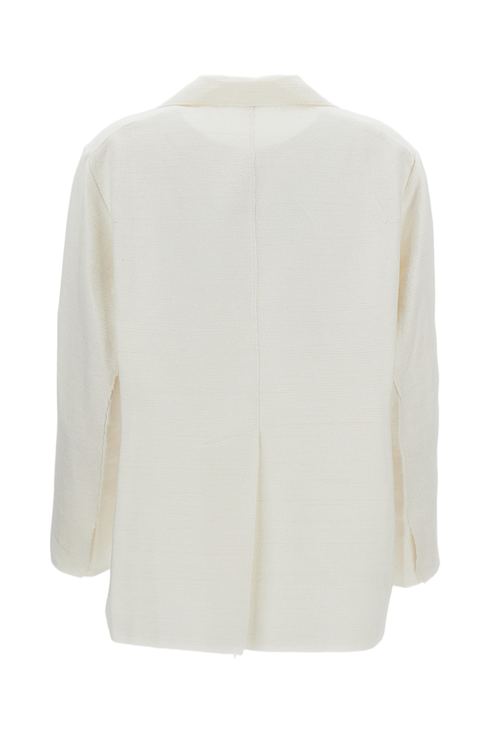 Open Front Cotton-Linen-Silk Jacket
