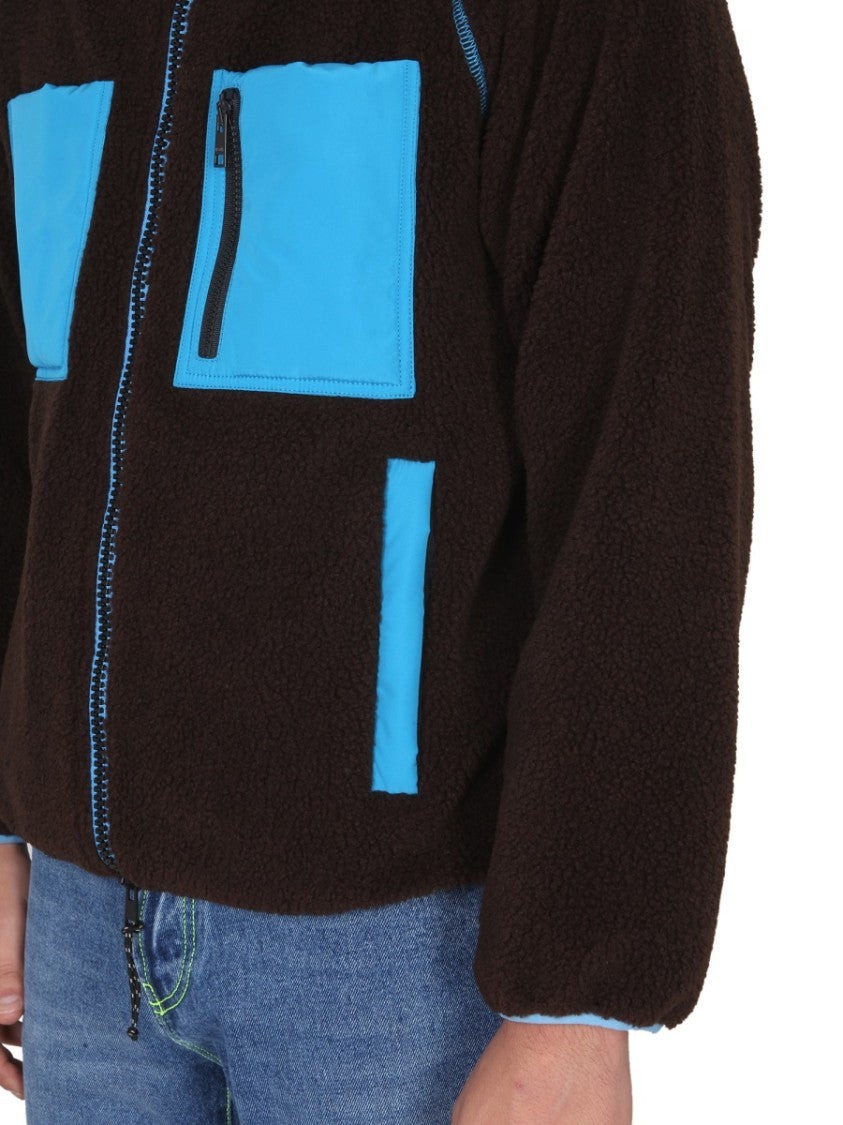 Textured High Neck Jacket