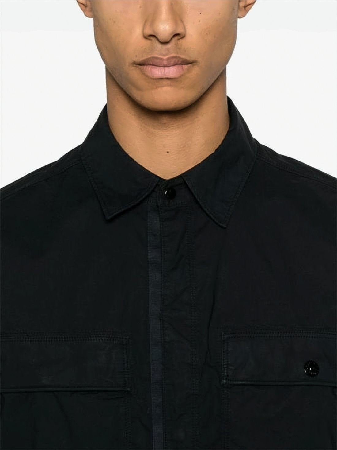 Long-Sleeve Shirt with Concealed Placket