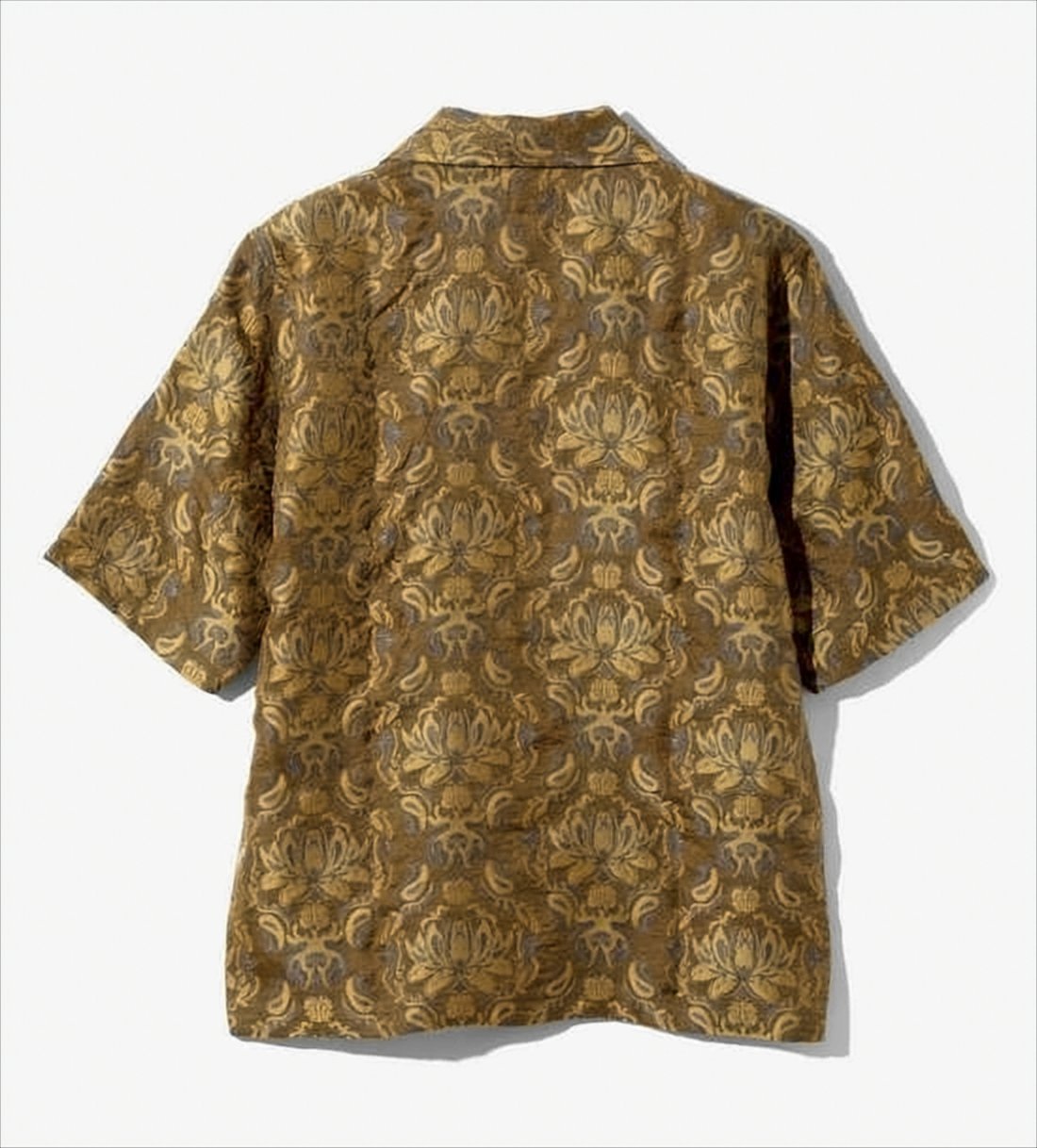Vintage Floral Short-Sleeve Needles Shirt