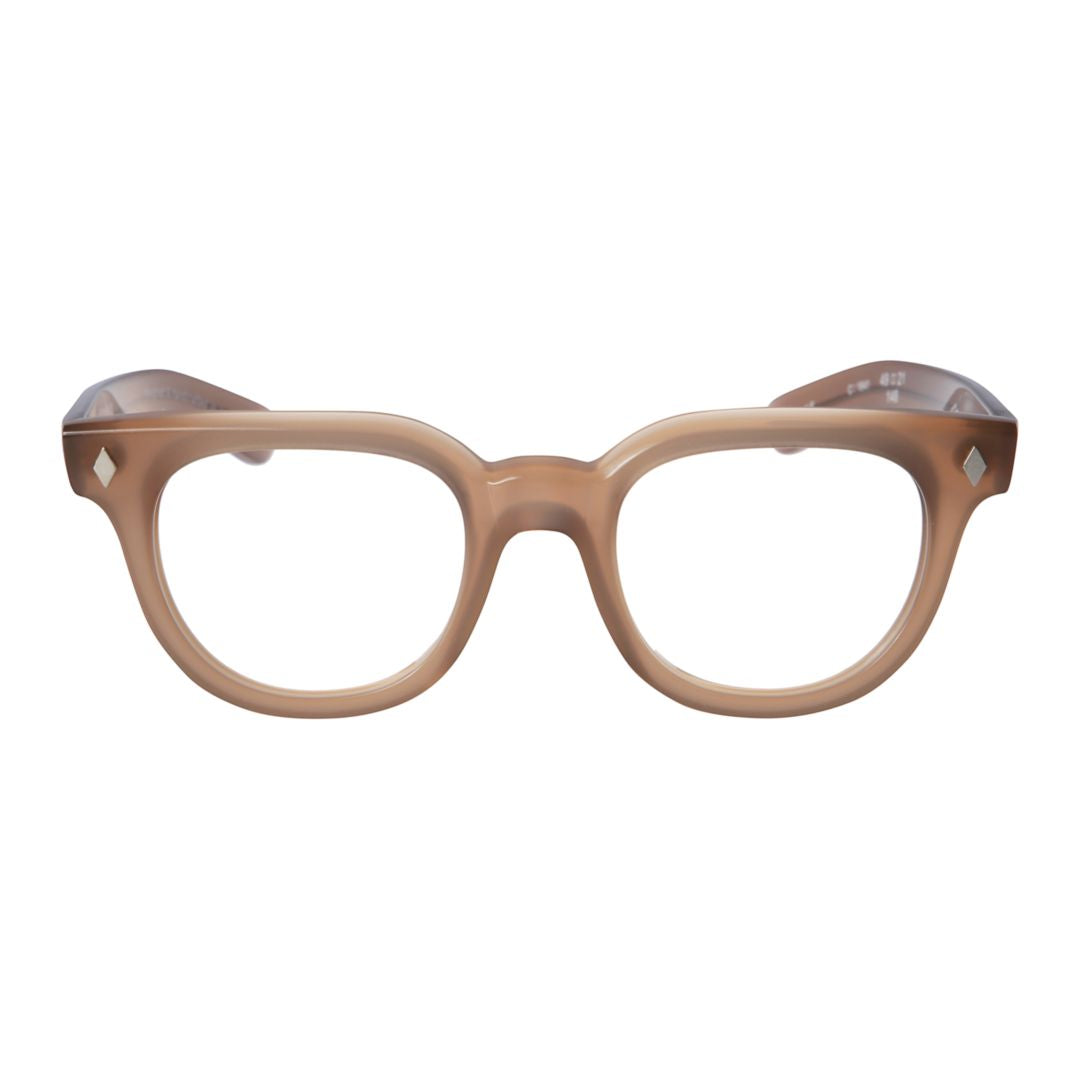 Orbit Rounded Square Frame Eyeglasses with Diamond Accents