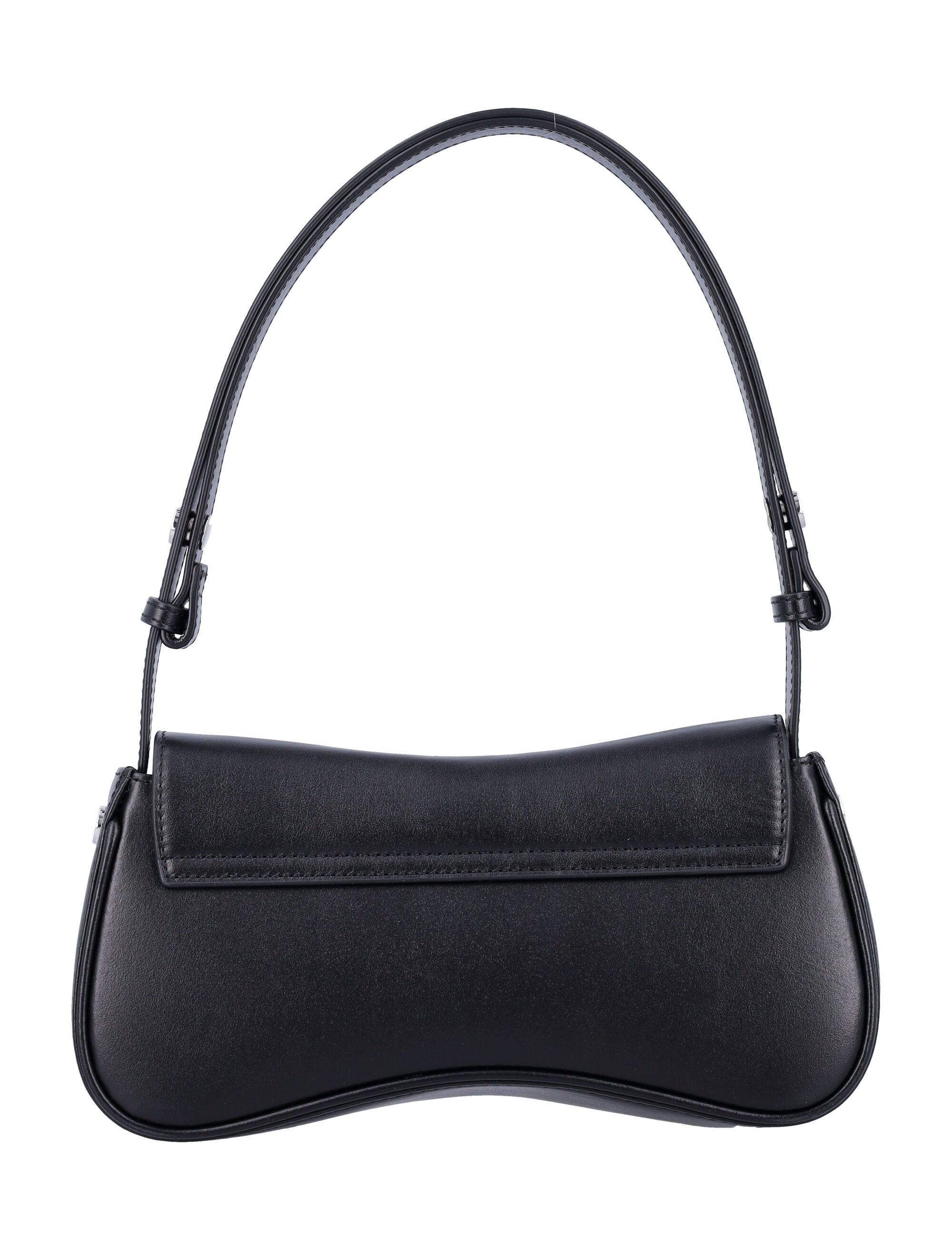 Black Leather Play Clutch