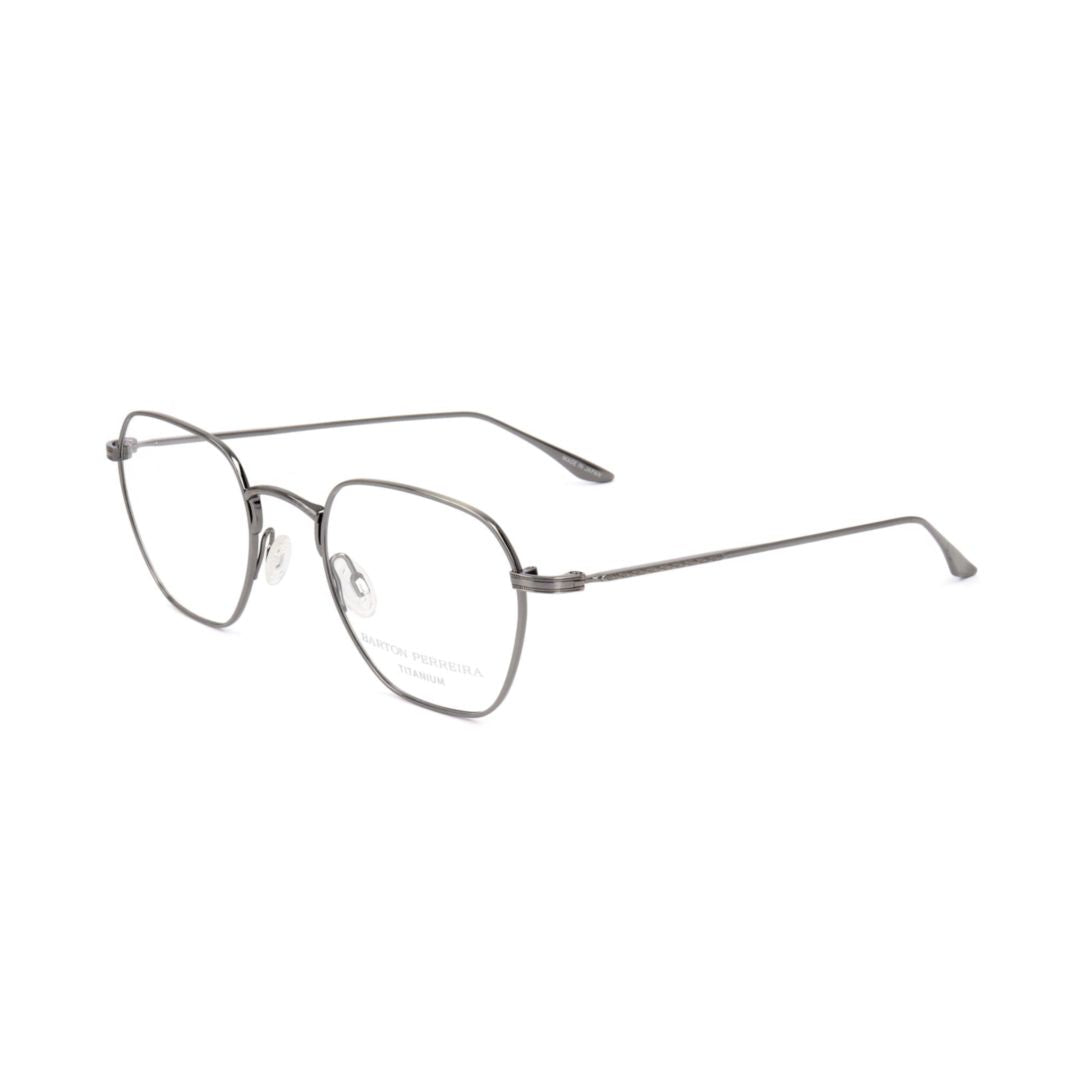 Bp5038 501tb Geometric Metal Frame Eyeglasses with Adjustable Nose Pads