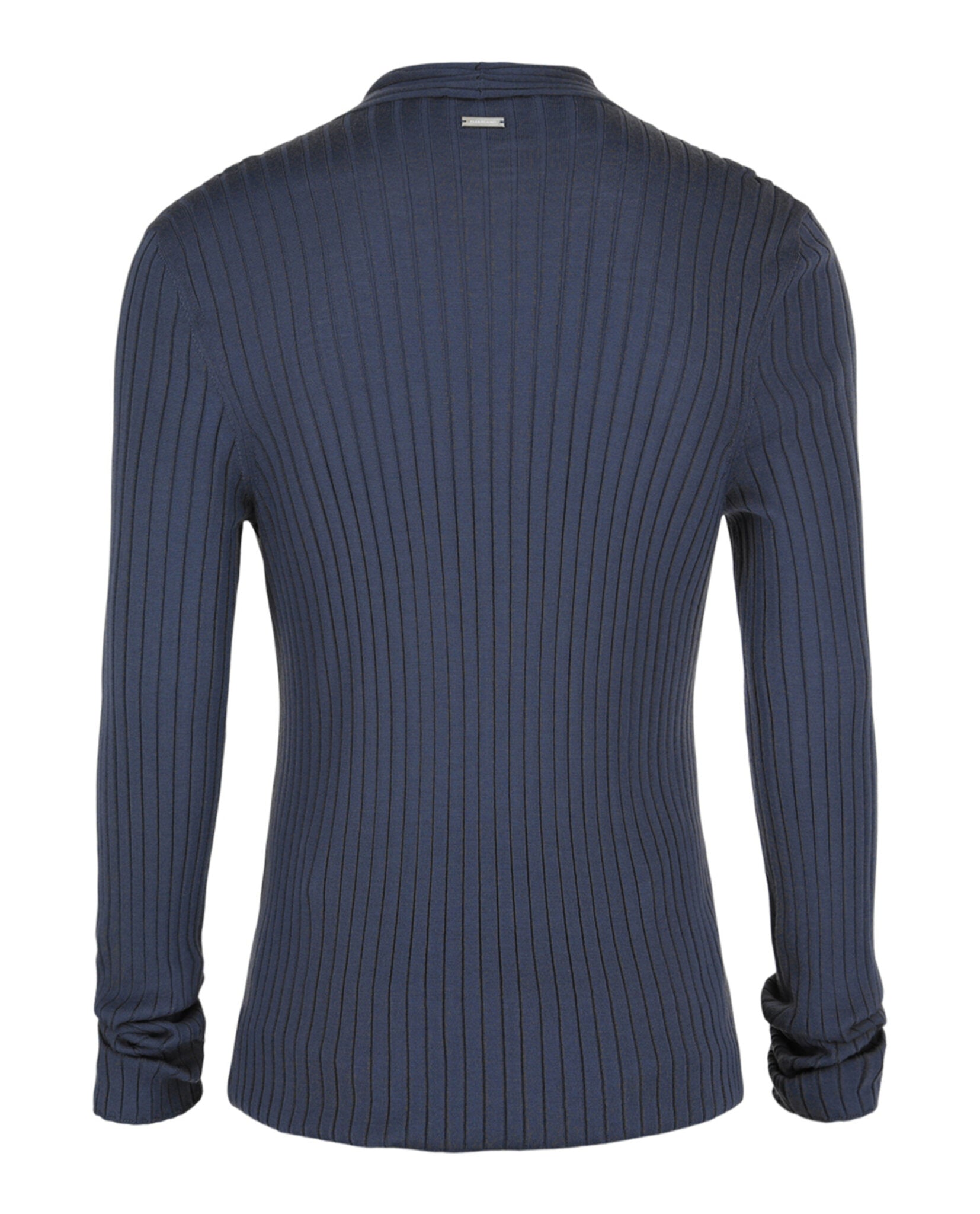 Ribbed Knit Long-Sleeve Top