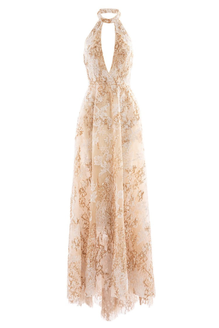 Embroidered Long Dress