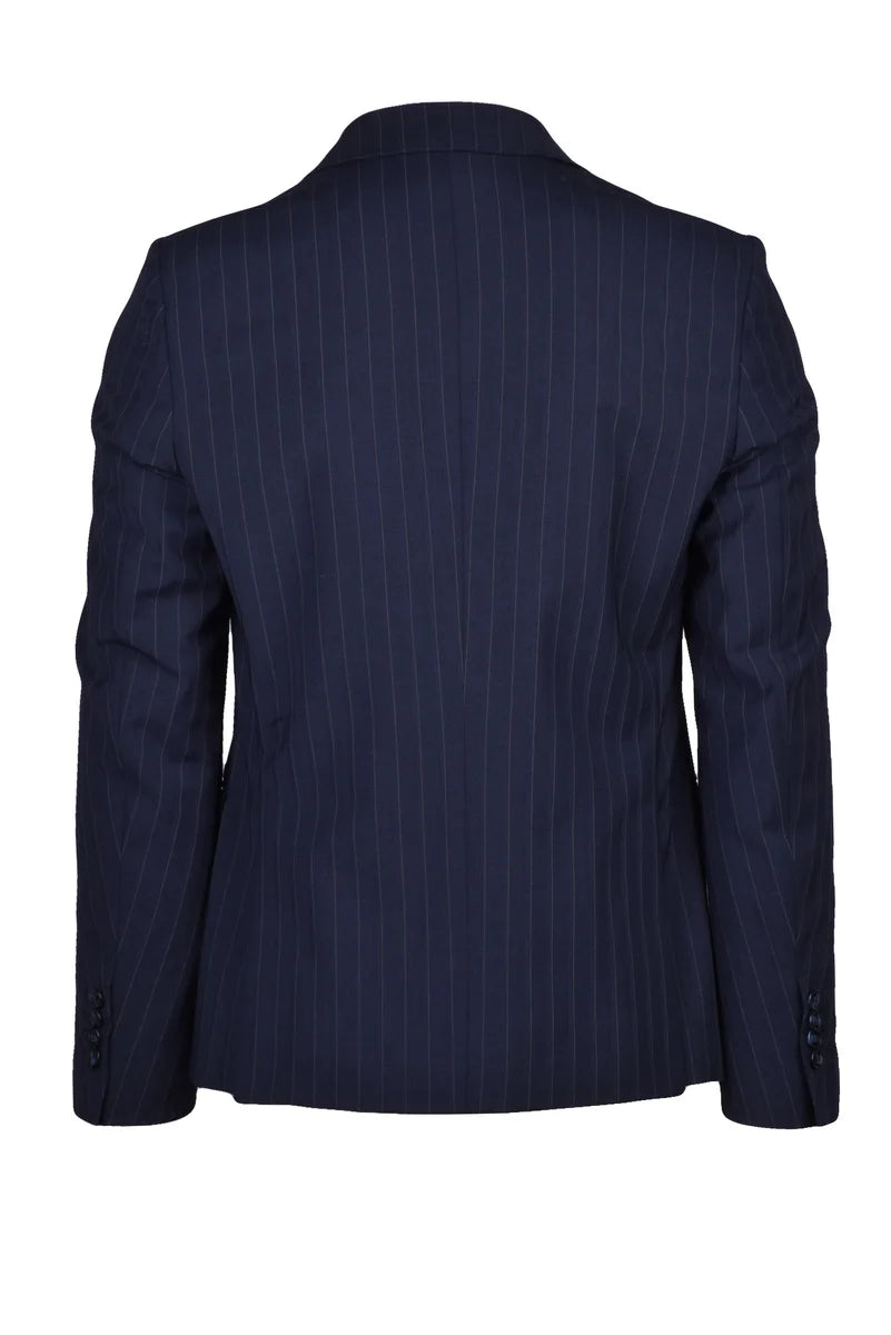 Wool Stretch Jacket - Blue