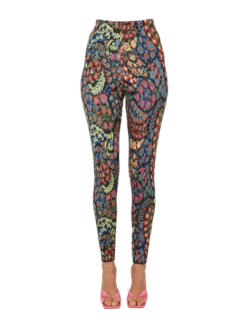 Jacquard Wool Blend Top And Leggings