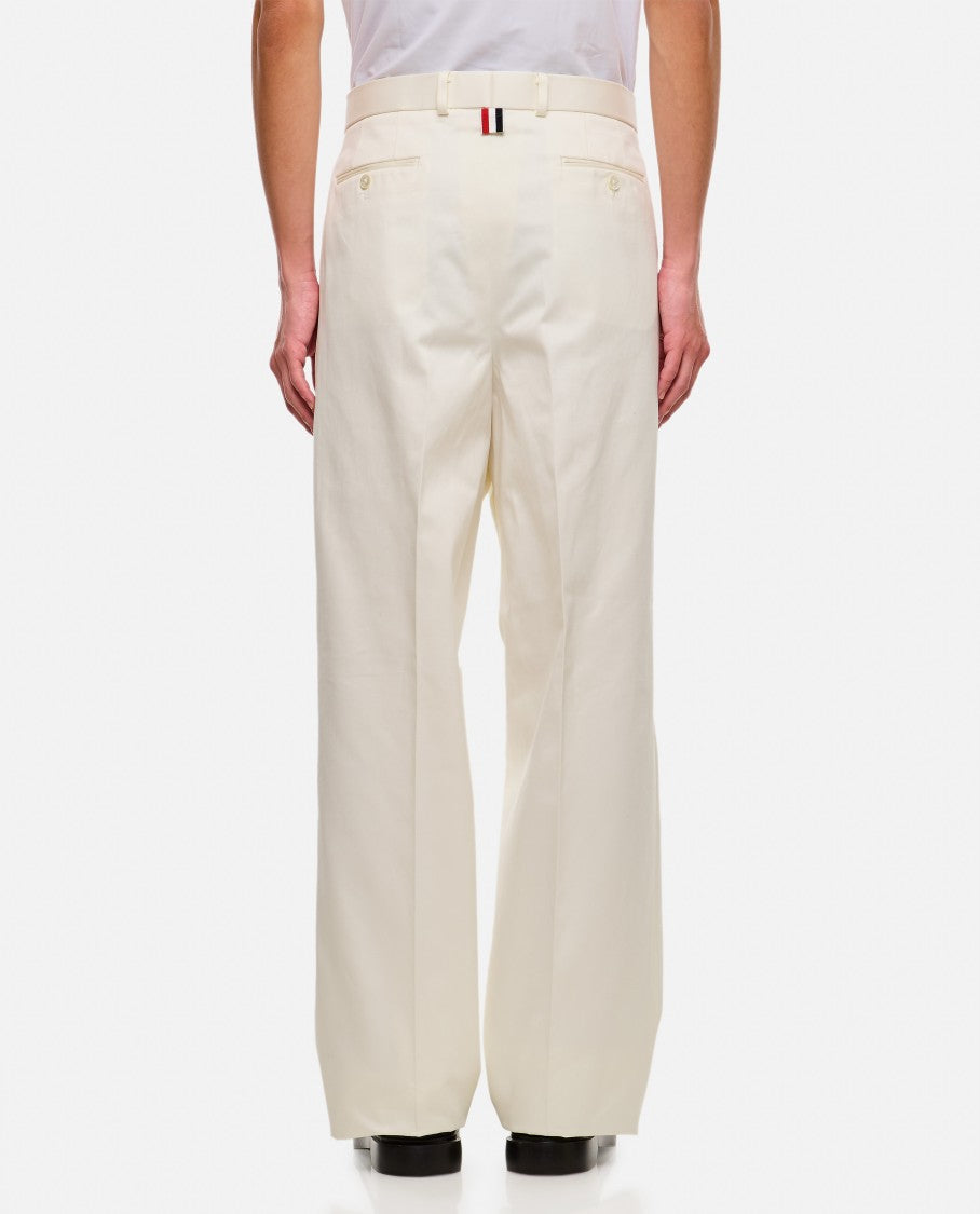 Low Rise Beltloop Cotton Trouser