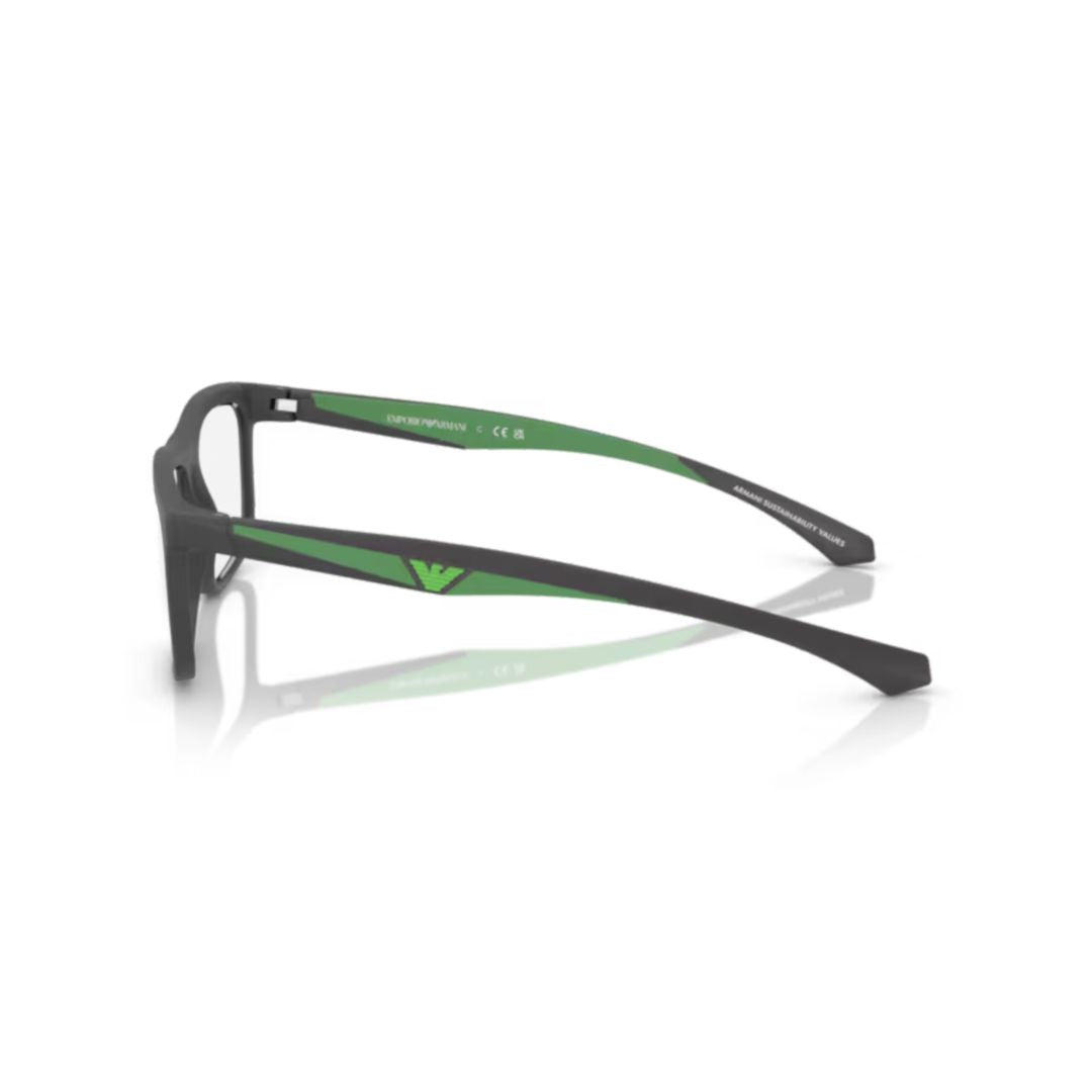 0ea3246 Rectangular Eyeglass Frames with Matte Black Finish