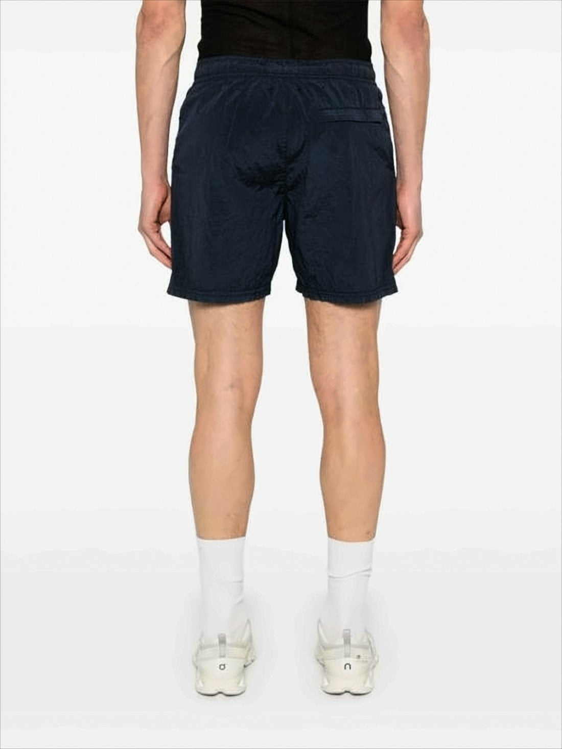 Mid-Thigh Black Stone Island Shorts