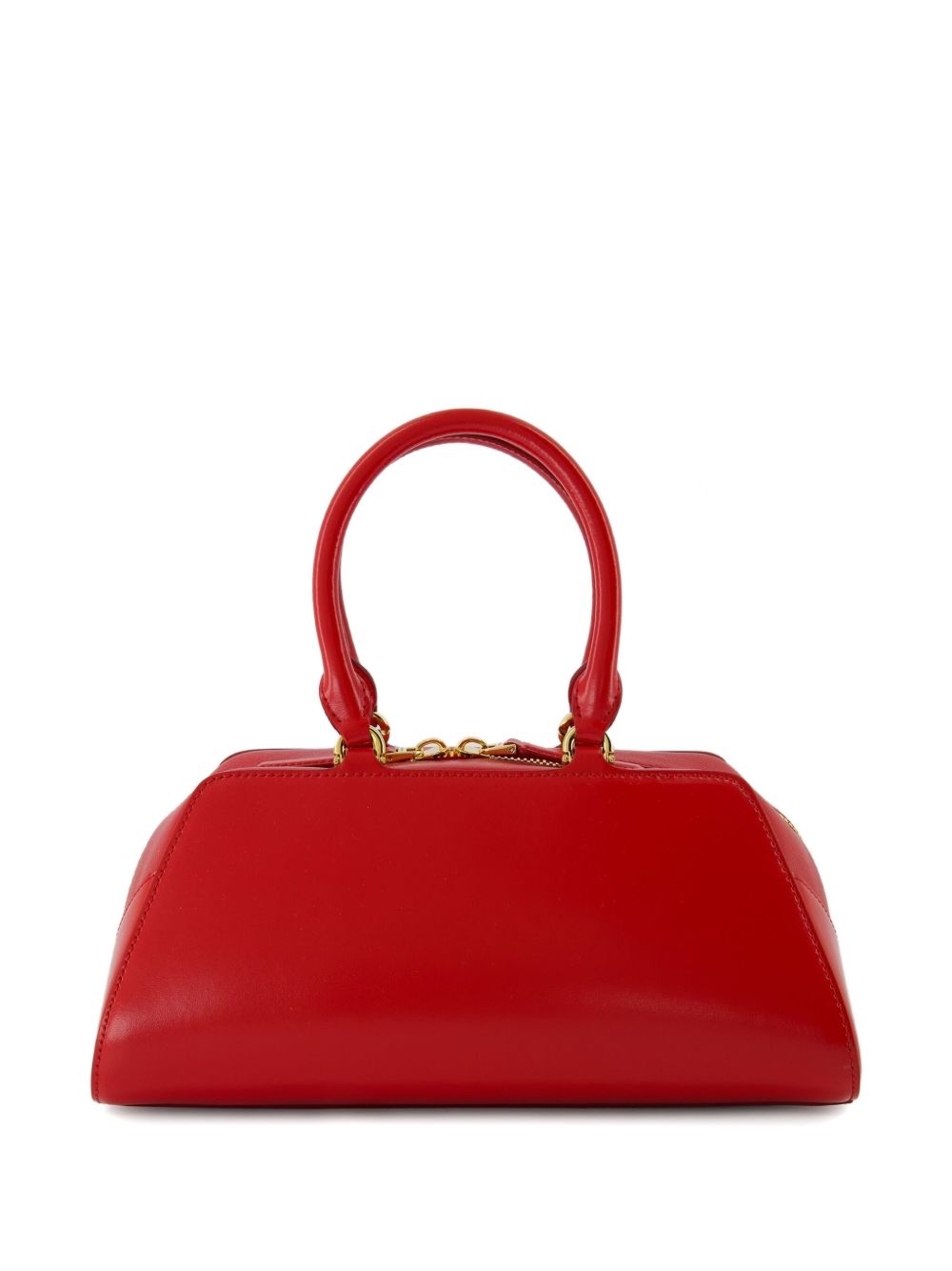 Structured Handbag with Gold-Tone Hardware