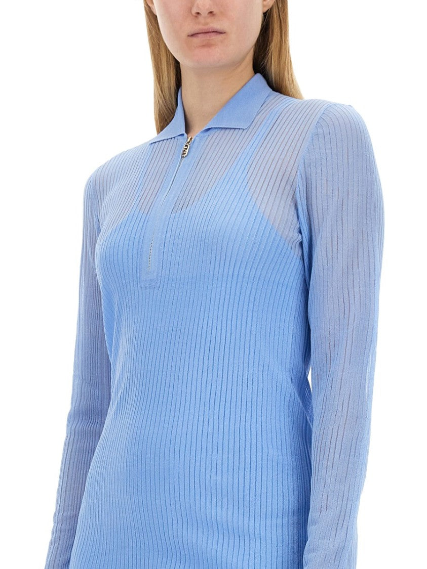 Ribbed Knit Midi Dress