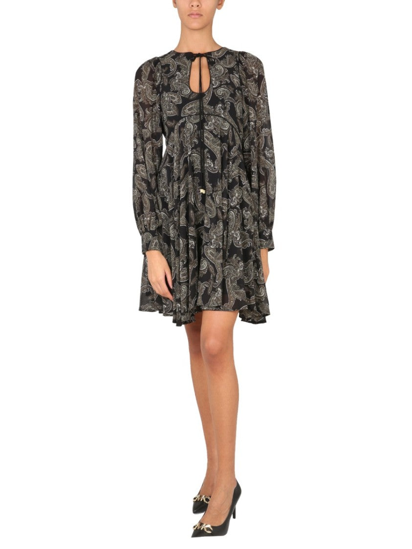 Intricate Paisley Mini Dress