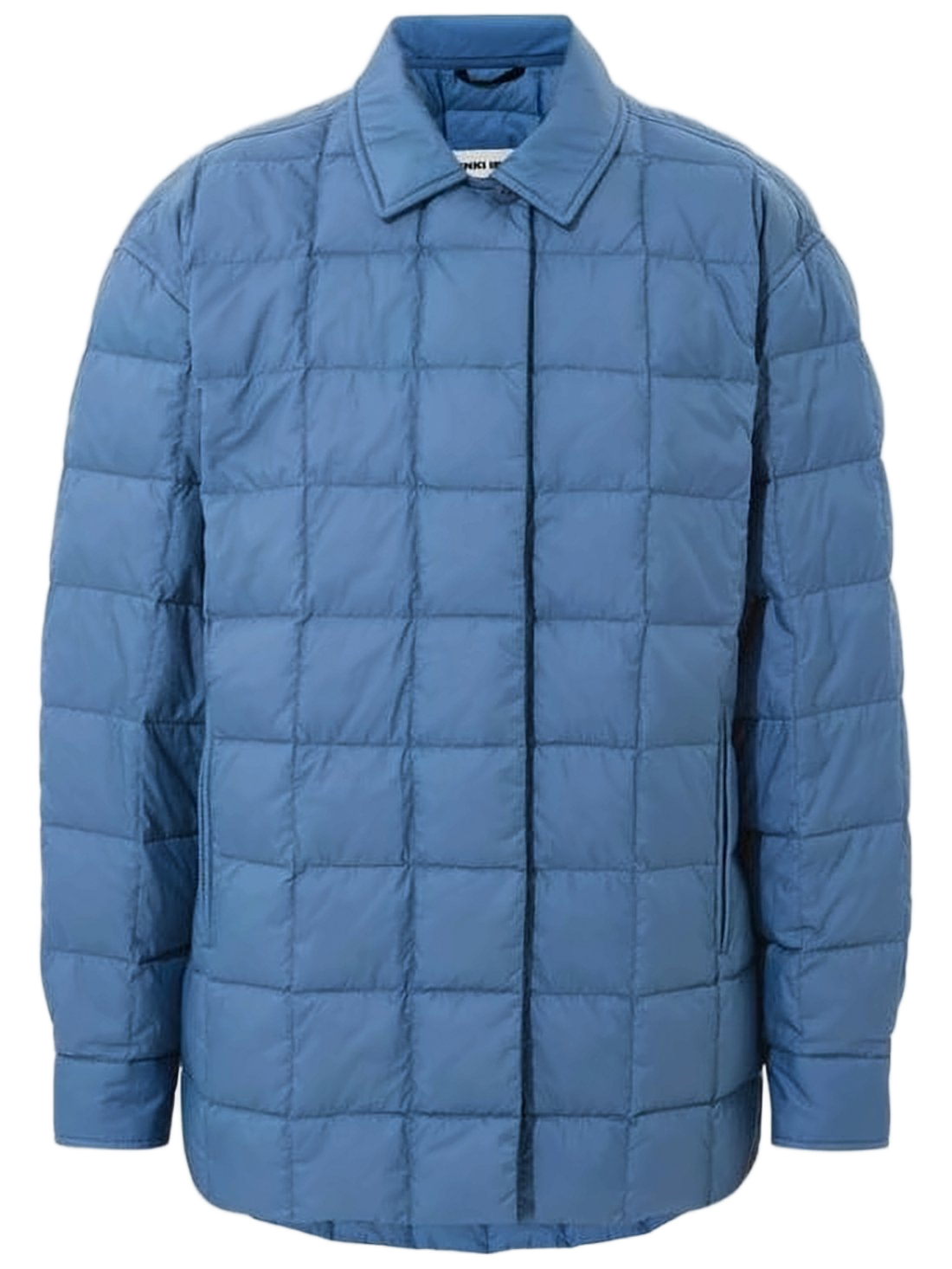 Boxy Quilted Jacket with Classic Collar
