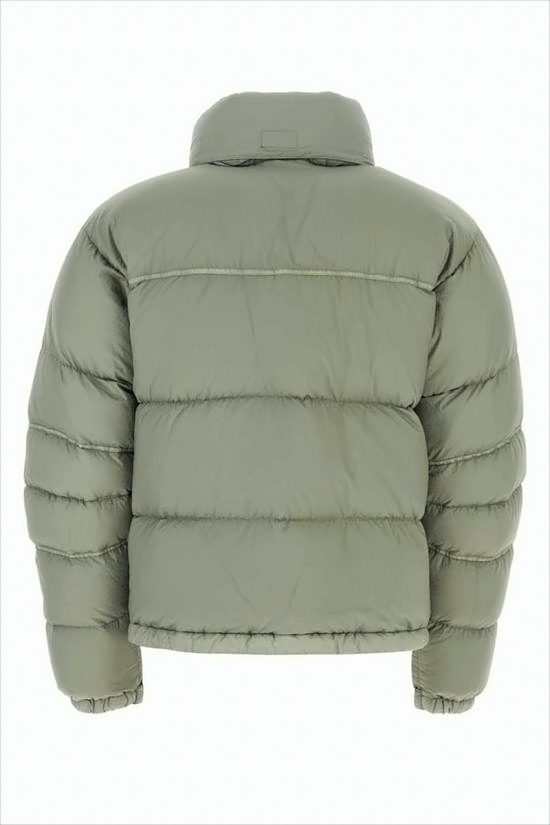 Cropped High Collar Puffer Jacket