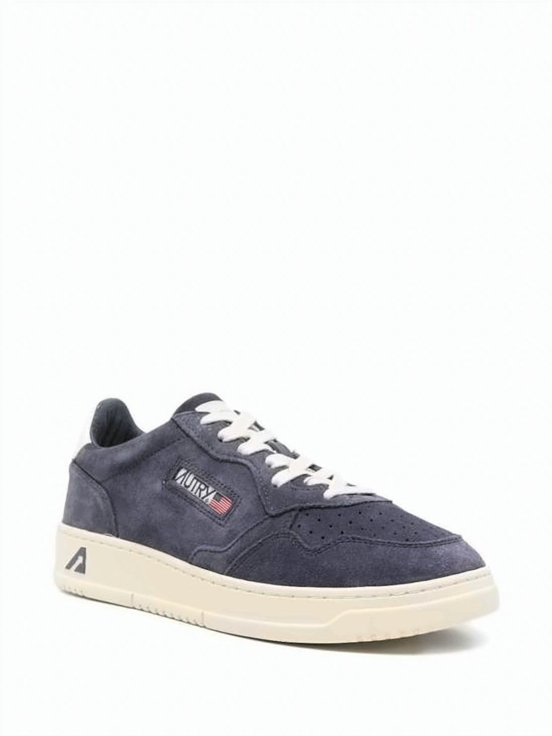 Suede Upper Low-Top Sneakers