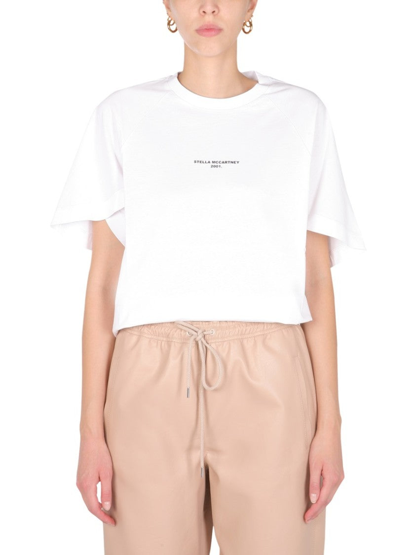 Cropped Crew Neck T-Shirt