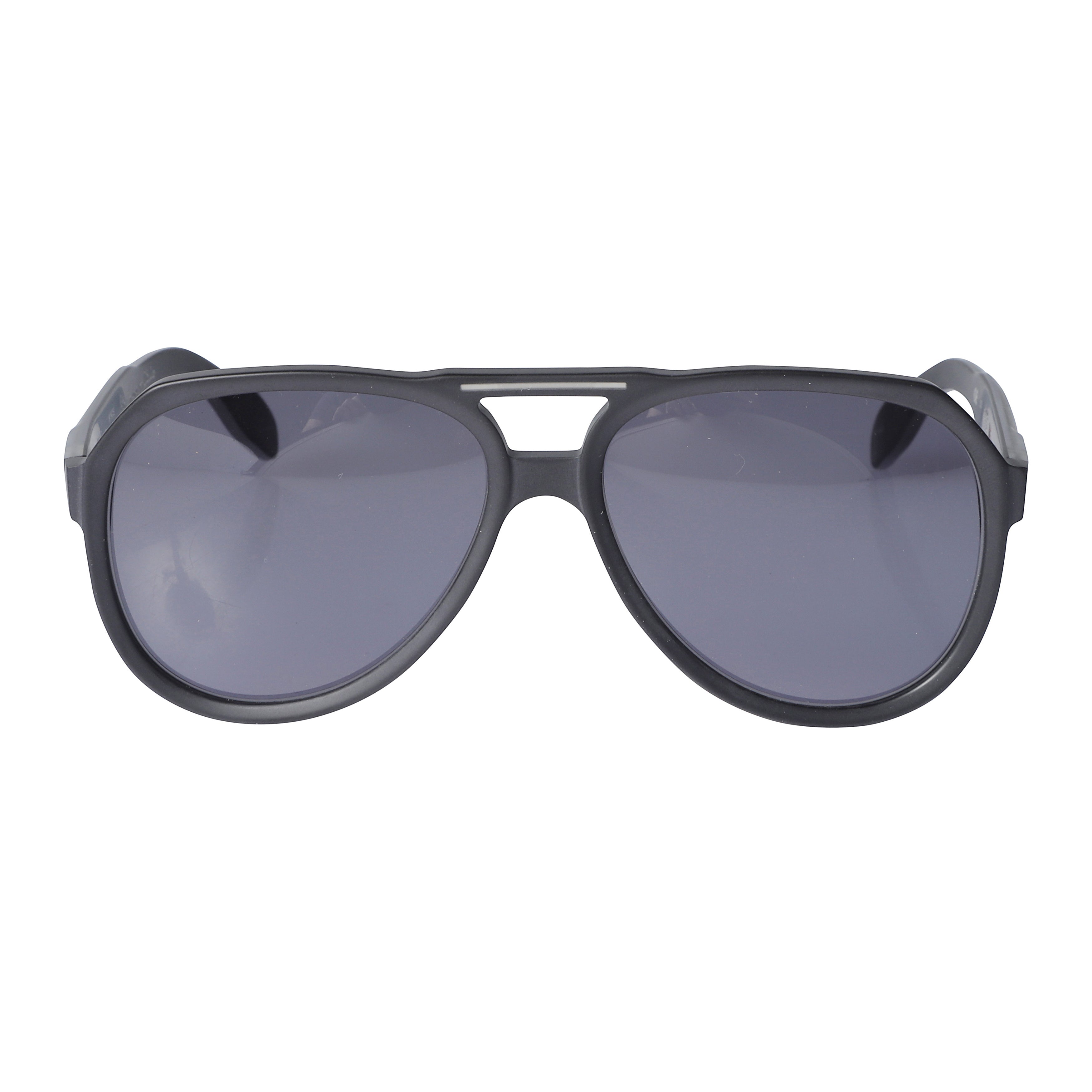Big Pilot Aviator Sunglasses with Matte Black Frame