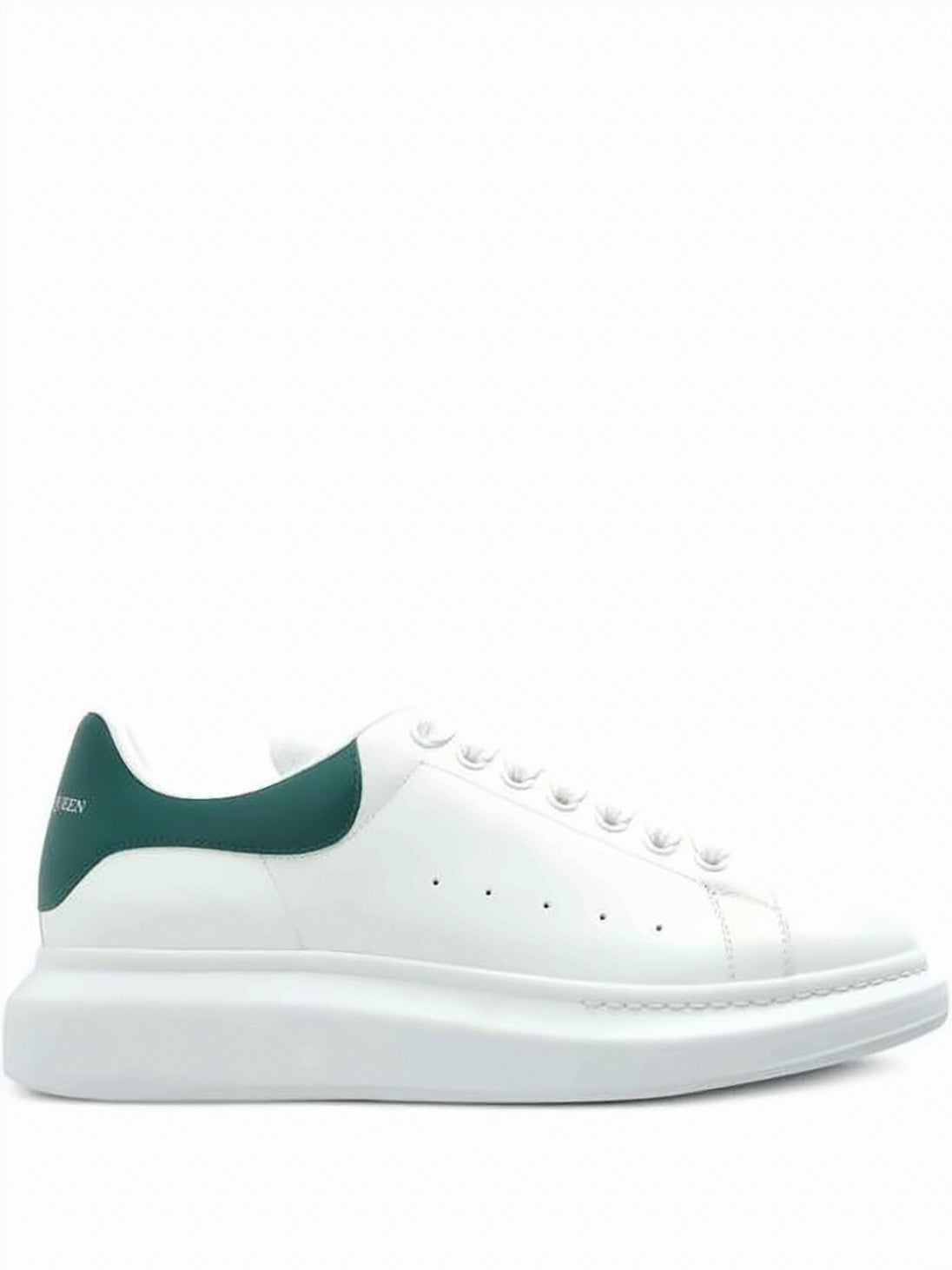 Oversized Sneakers with Smooth Calf Leather Upper