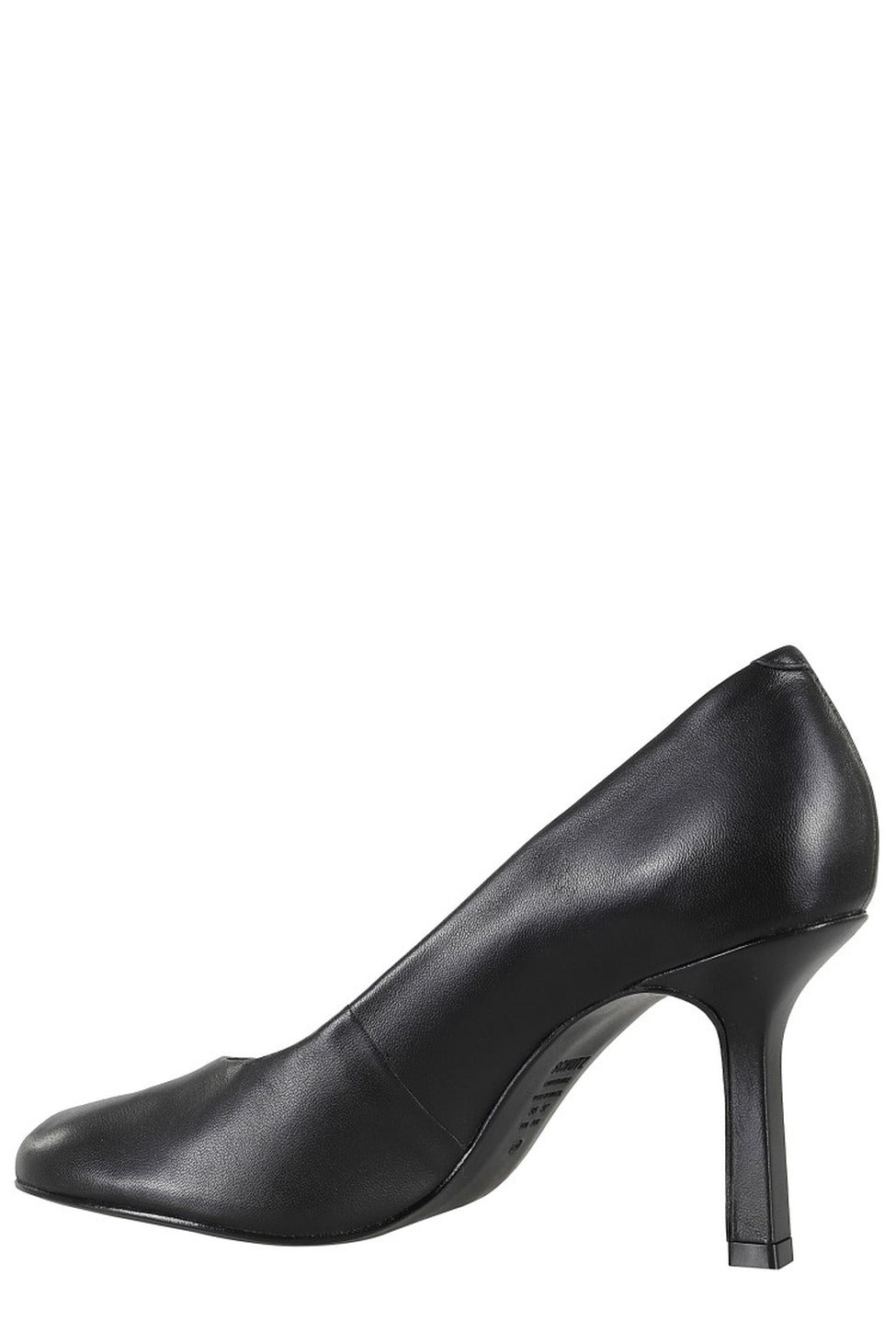 Rounded Toe Black Brigitte Pumps