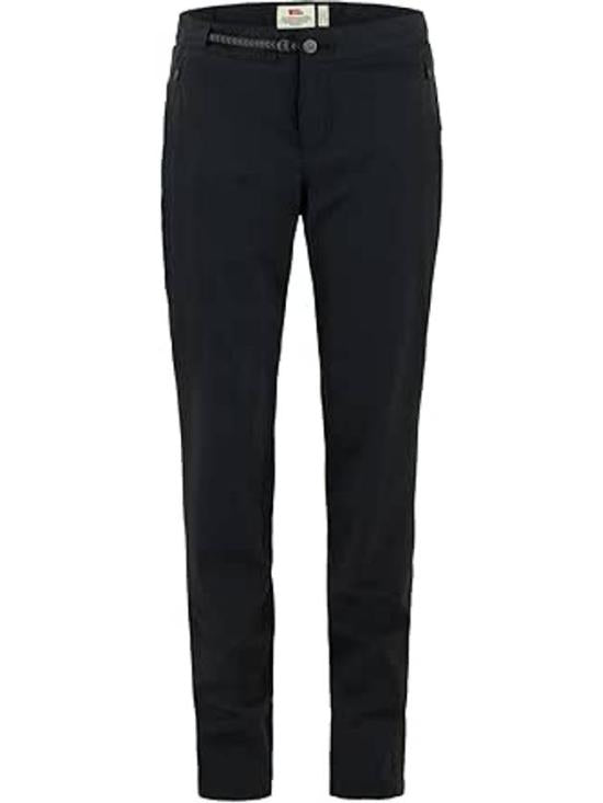 Tailored Straight Pants with Classic Waistband