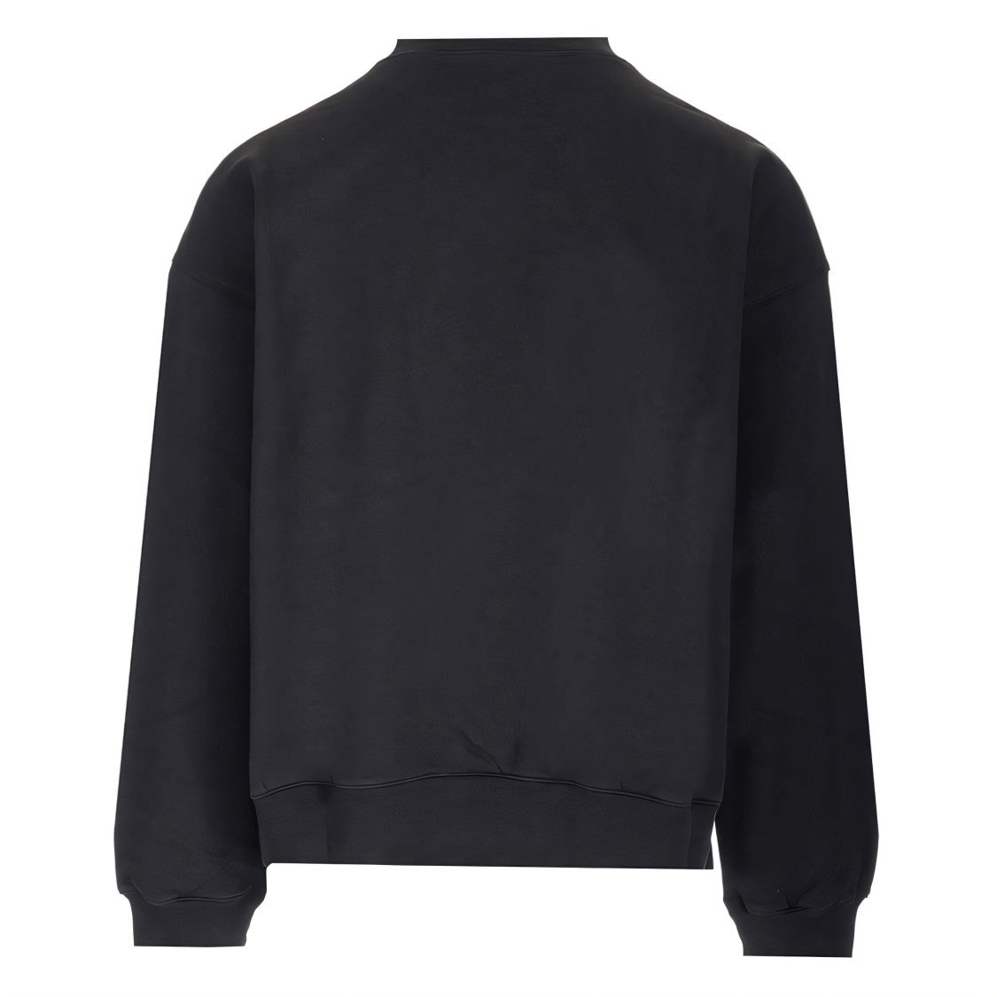 Black Sweatshirt With Bold Paris Embroidery