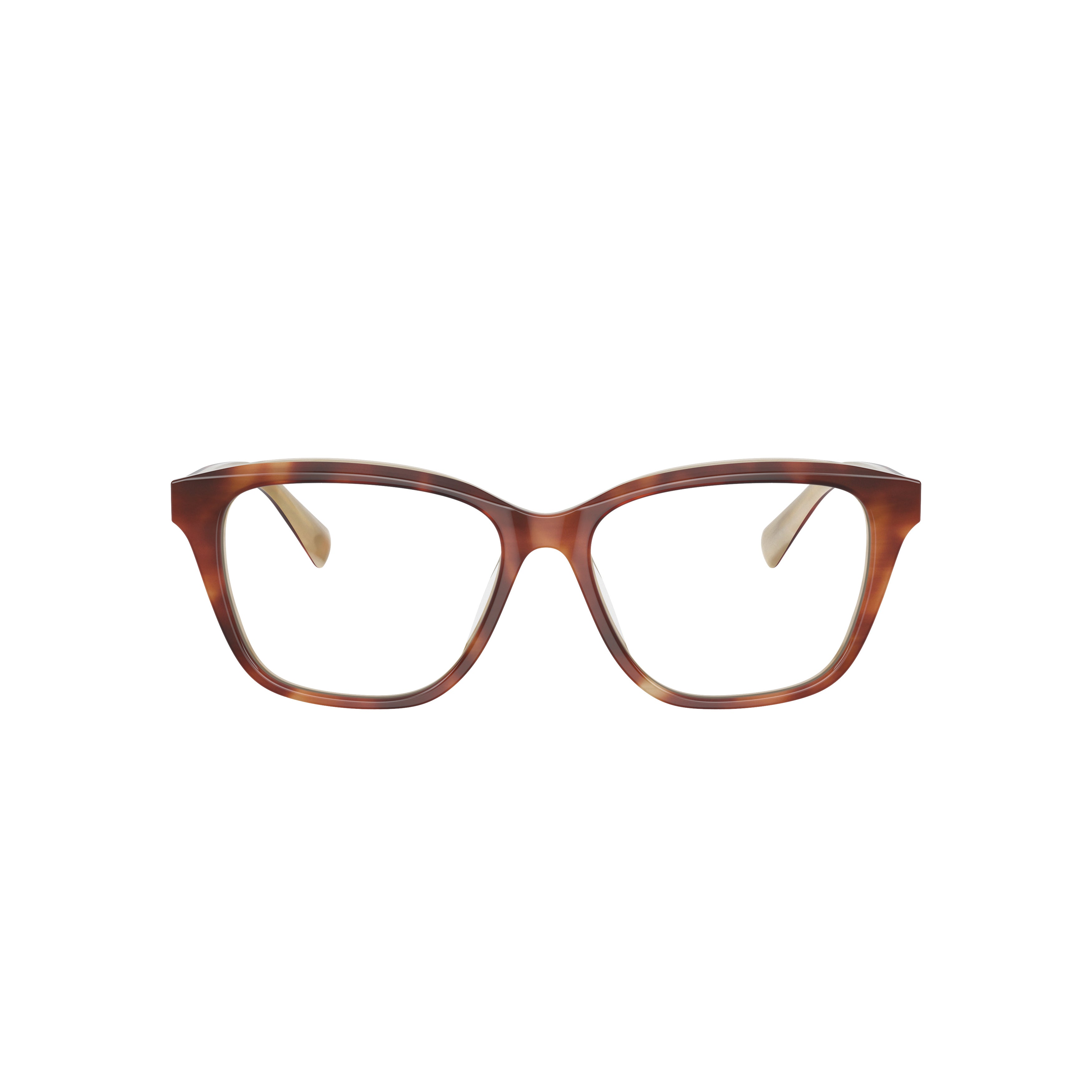 0bc3004 Translucent Beige Cat-Eye Sunglasses with Tortoiseshell Arms