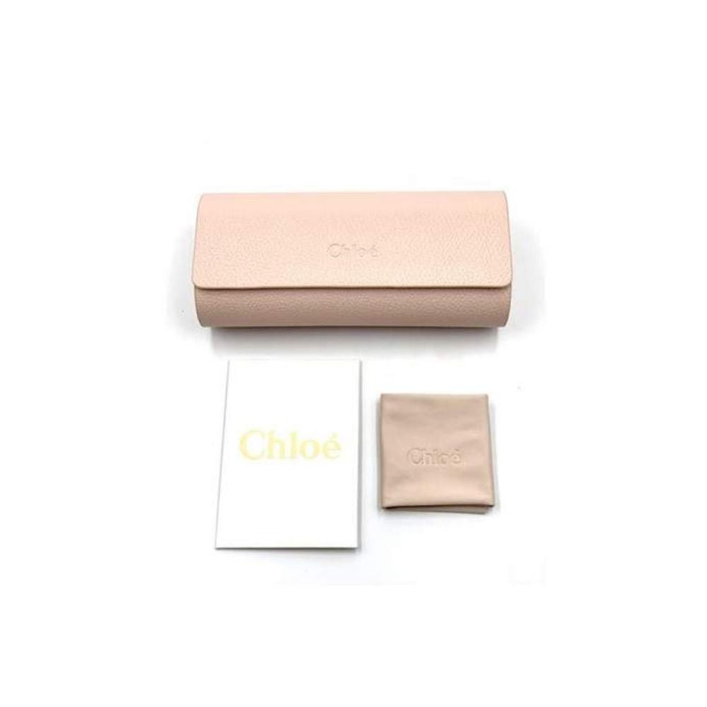 Ch0303Sk Marcie-Linea Chloé Glossy Burgundy Rectangular Sunglasses