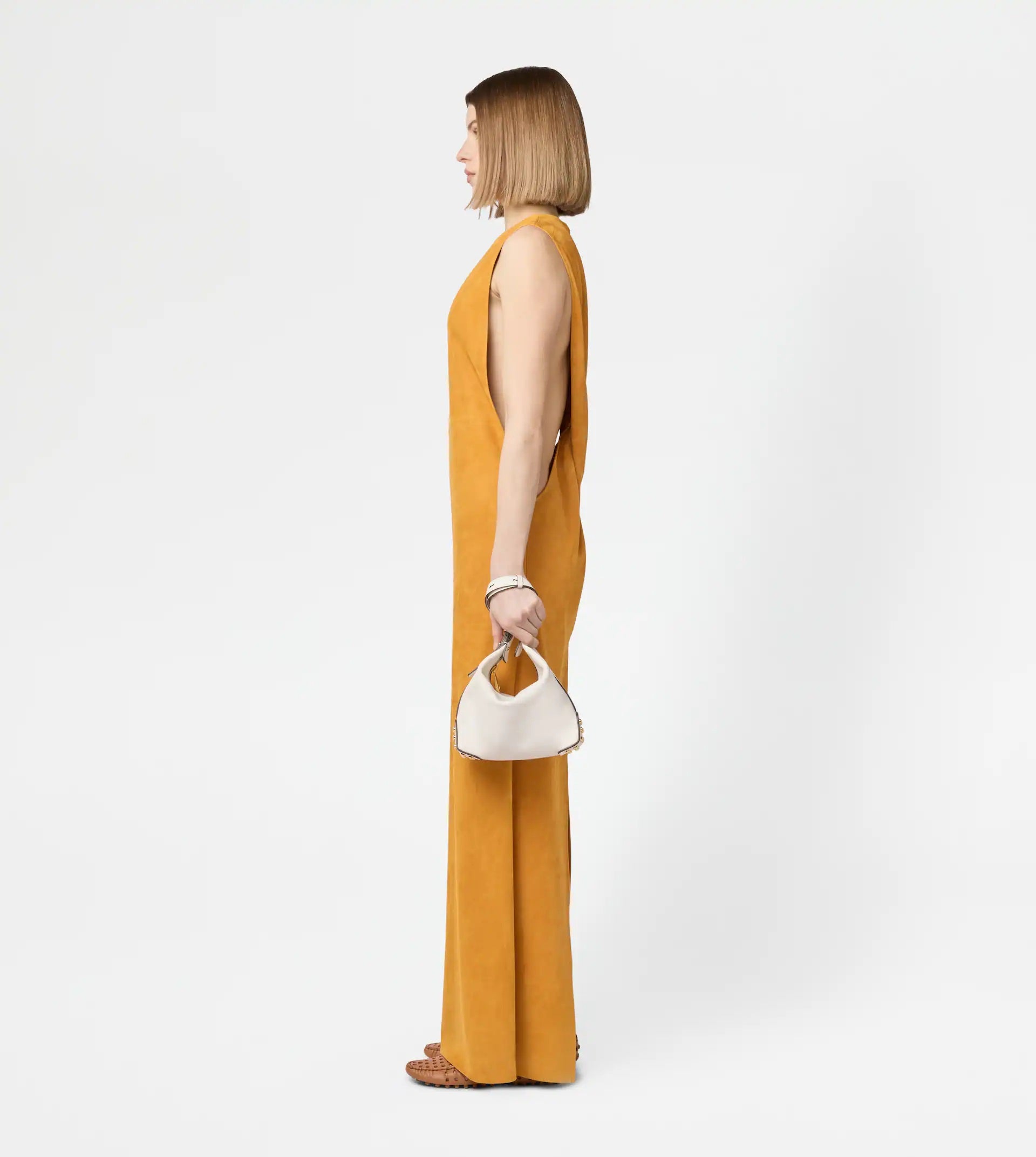 Gmt Sacca Mini Leather Bag – White